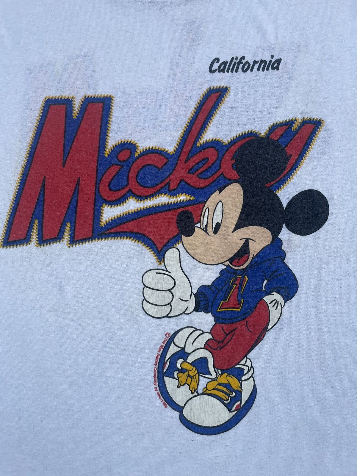 Mickey Mouse × Vintage Vintage Mickey Mouse Ringger Tshirt Size US M / EU 48-50 / 2 - 14 Thumbnail
