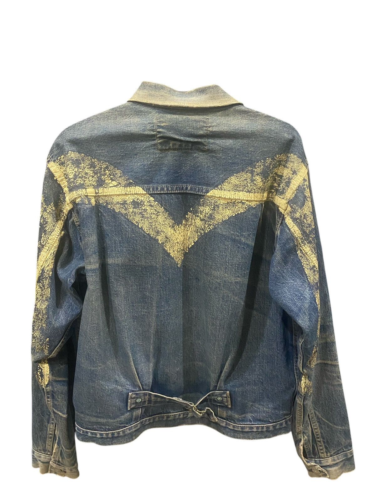 Evisu Vintage Evisu Yamane Diacock Trucker Denim Jacket Size US M / EU 48-50 / 2 - 2 Thumbnail