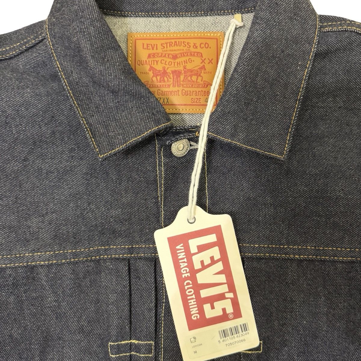 Levi's Levis Type 2 1953 Japanese Raw Denim Jacket Rare Size US M / EU 48-50 / 2 - 3 Thumbnail