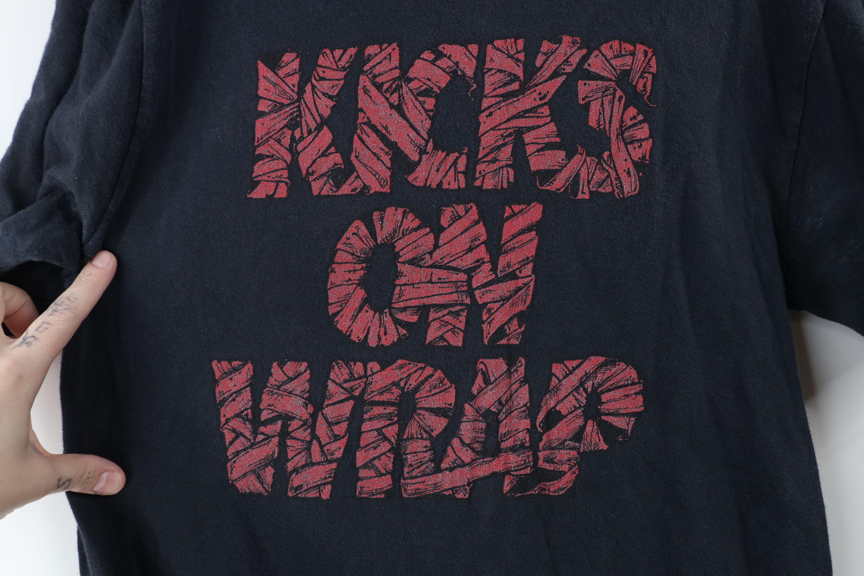 Nike × Vintage Vintage Y2K Nike Halloween Mummy Kicks On Wrap T-Shirt Size US S / EU 44-46 / 1 - 5 Thumbnail