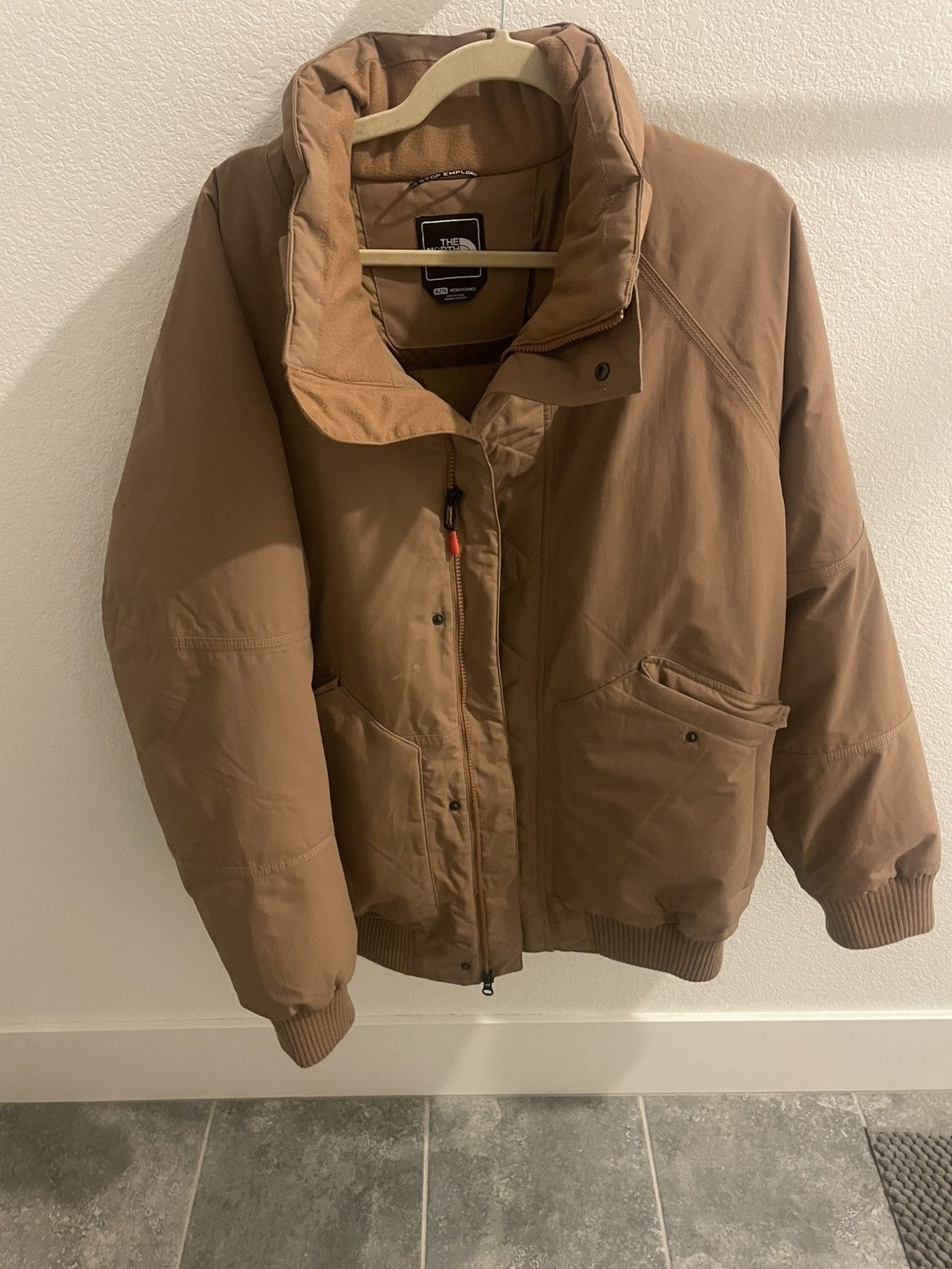 Peanut butter north face jacket