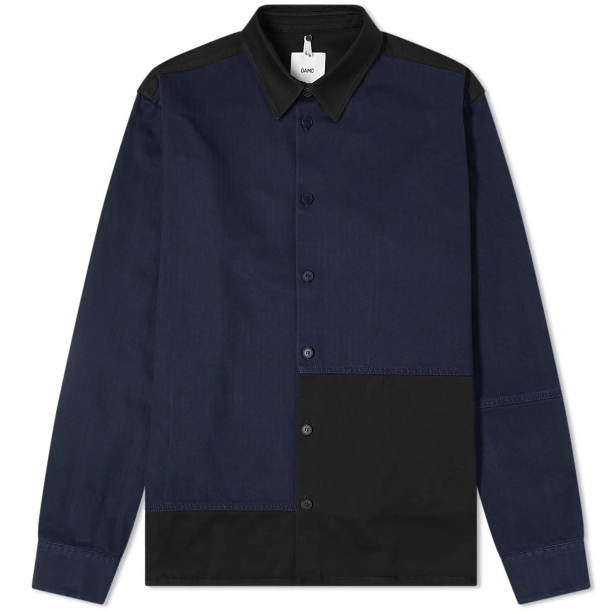 OAMC Cascade Navy Heavy Cotton Shirt Size US M / EU 48-50 / 2 - 2 Thumbnail