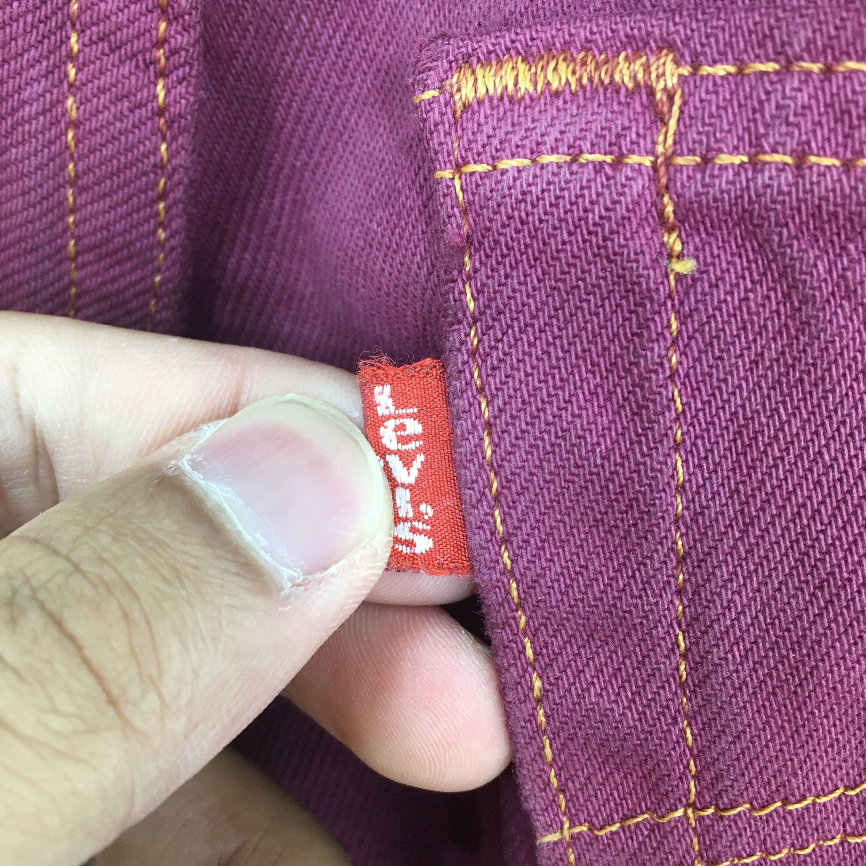 Levi's Size 30x31.5 Vintage 90s Levi's 501 Faded Red Jeans S1933 Size US 30 / EU 46 - 13 Thumbnail