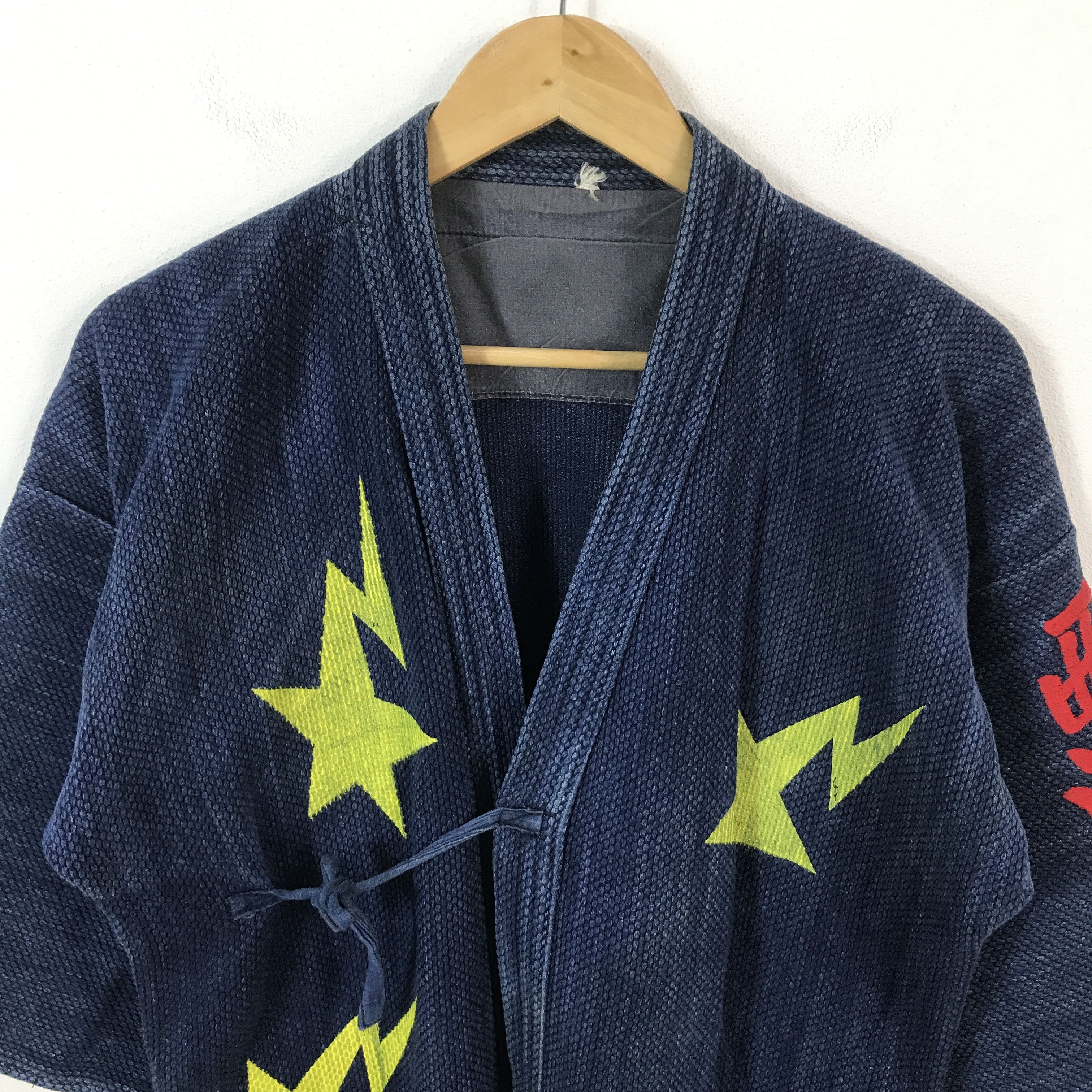 Japanese Brand Japan Kimono blue indigo jacket Size US L / EU 52-54 / 3 - 3 Thumbnail