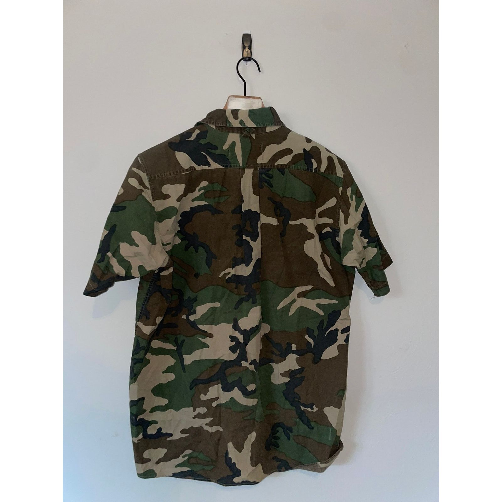 Black Sheep Vintage Camo Button Up Shirt Black Sheep Green Medium Size US M / EU 48-50 / 2 - 8 Thumbnail