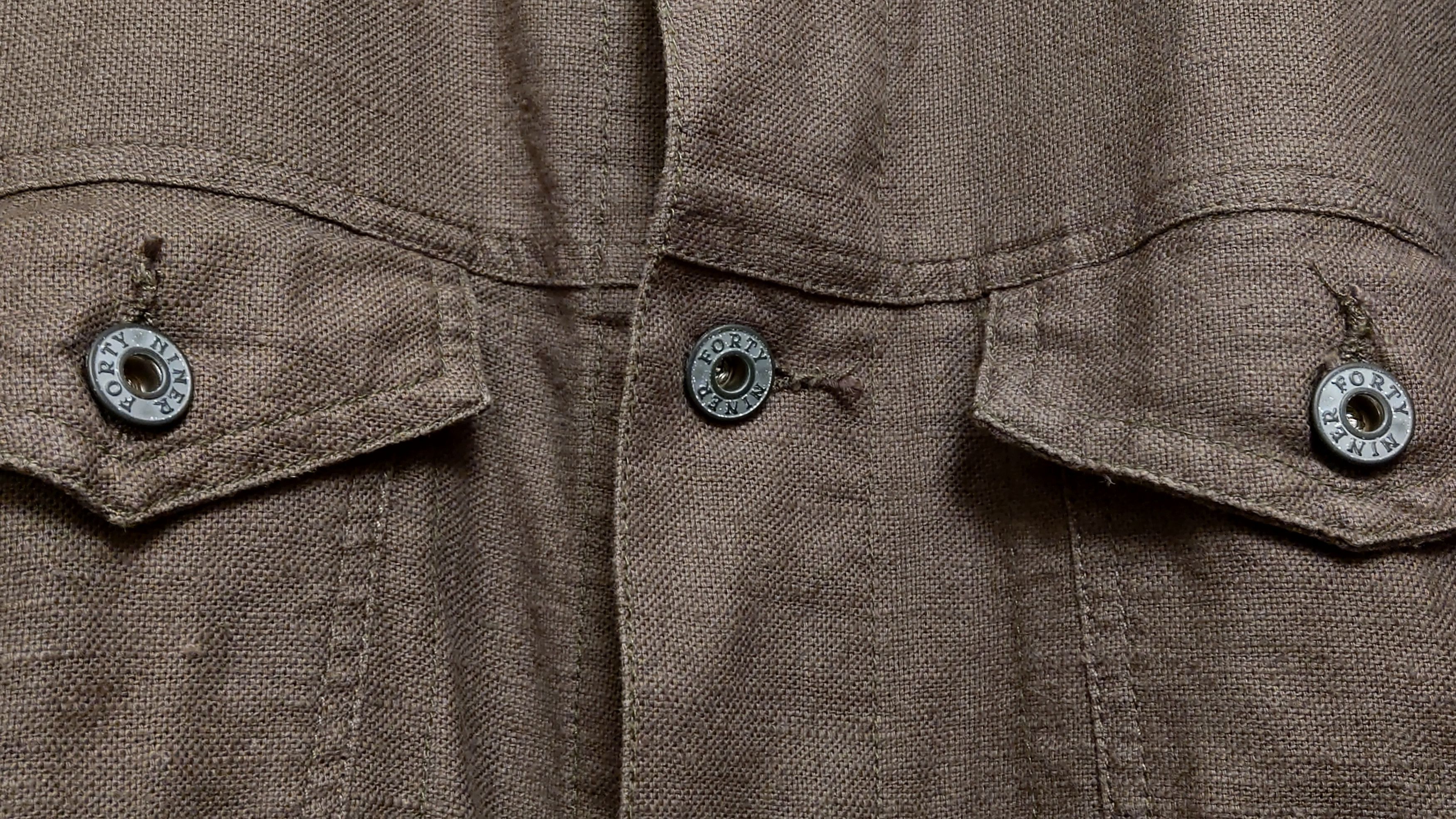 Vintage Vintage Linen Worker Jacket Industrial Raw y2k opium Size US XL / EU 56 / 4 - 5 Thumbnail