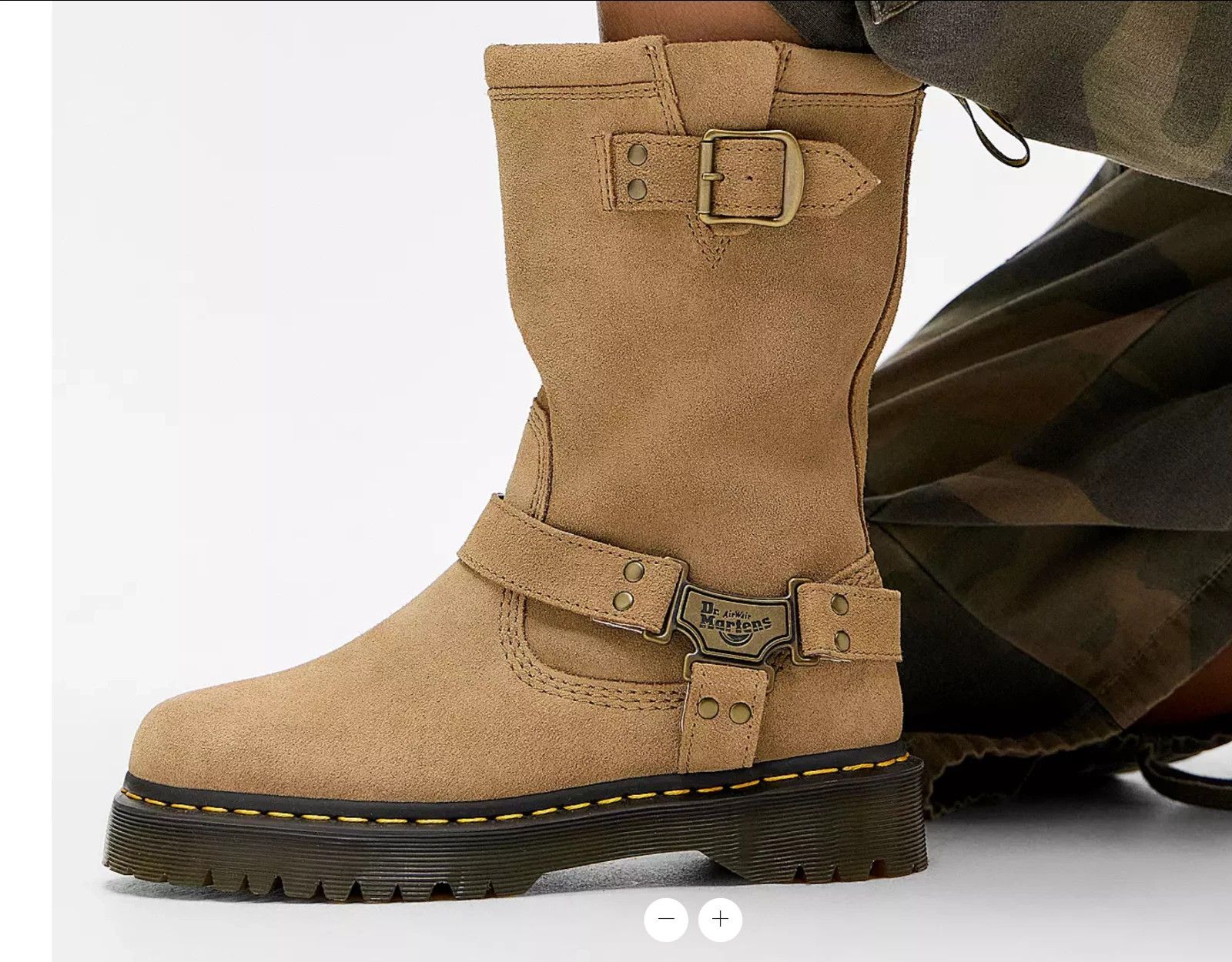Dr. Martens DR. MARTENS Anistone Hi Harness Biker Boots Size US 10 / EU 43 - 2 Thumbnail