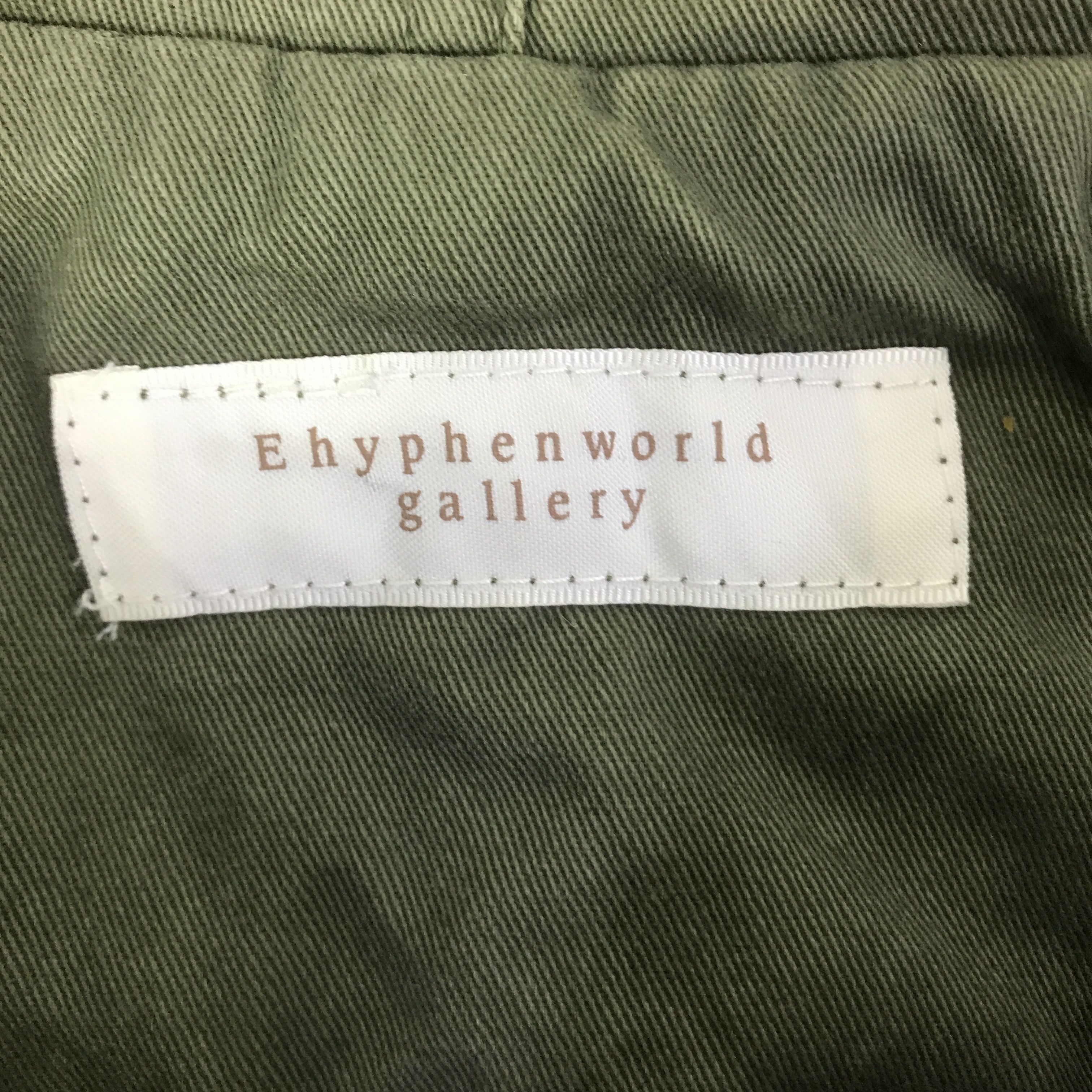 Japanese Brand EHYPHENWORLD GALLERY CROPPED JACKET HOODIE K134B2 Size US L / EU 52-54 / 3 - 9 Thumbnail