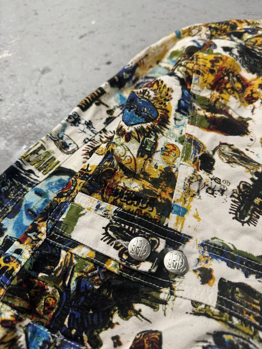 Jean Paul Gaultier SS2000 Jean Paul Gaultier Basquiat Zip-up Coach Jacket Size XS / US 0-2 / IT 36-38 - 10 Thumbnail