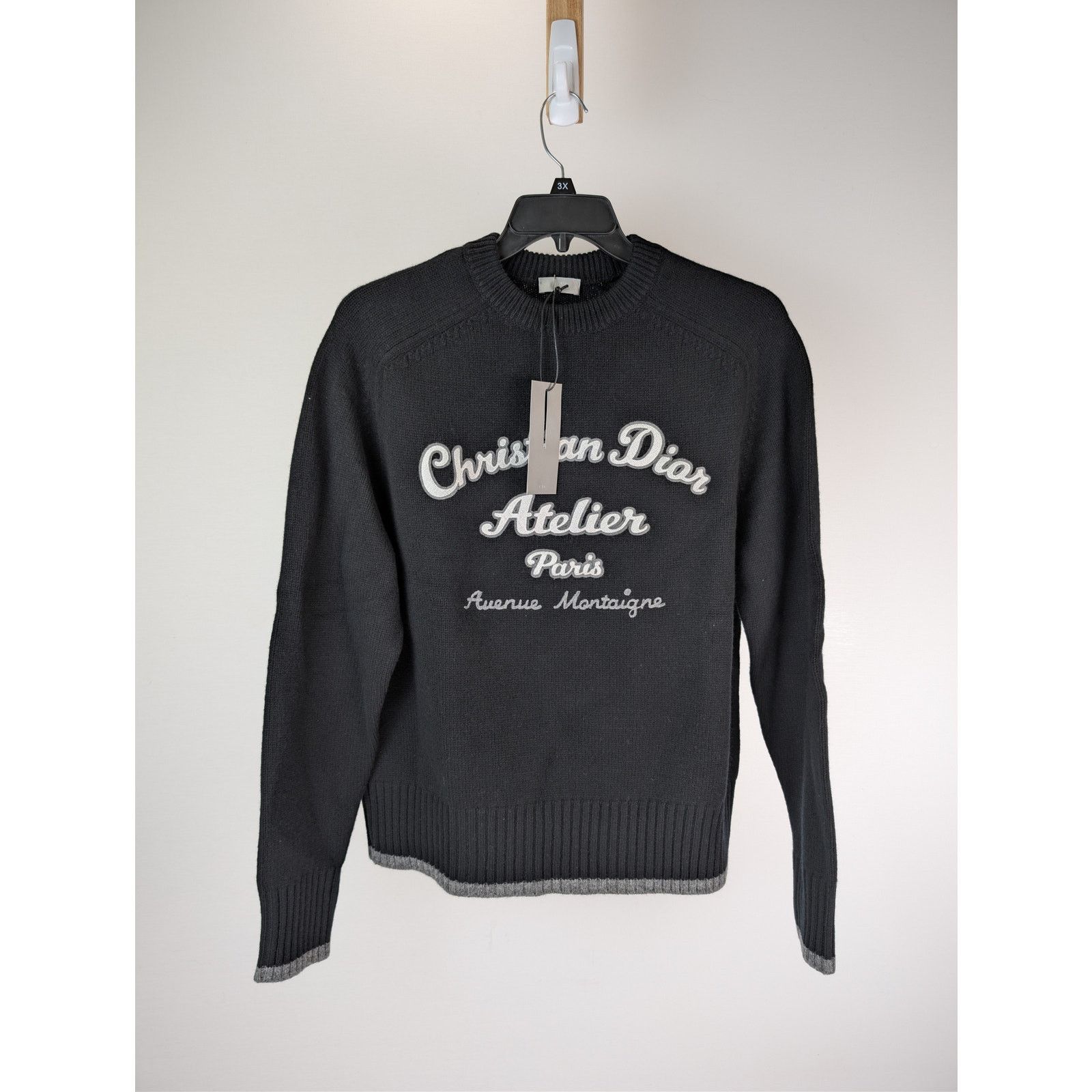 Dior o1rshd1 Atelier Paris Avenue Montaigne sweater Knitwear Size US XXL / EU 58 / 5 - 8 Thumbnail