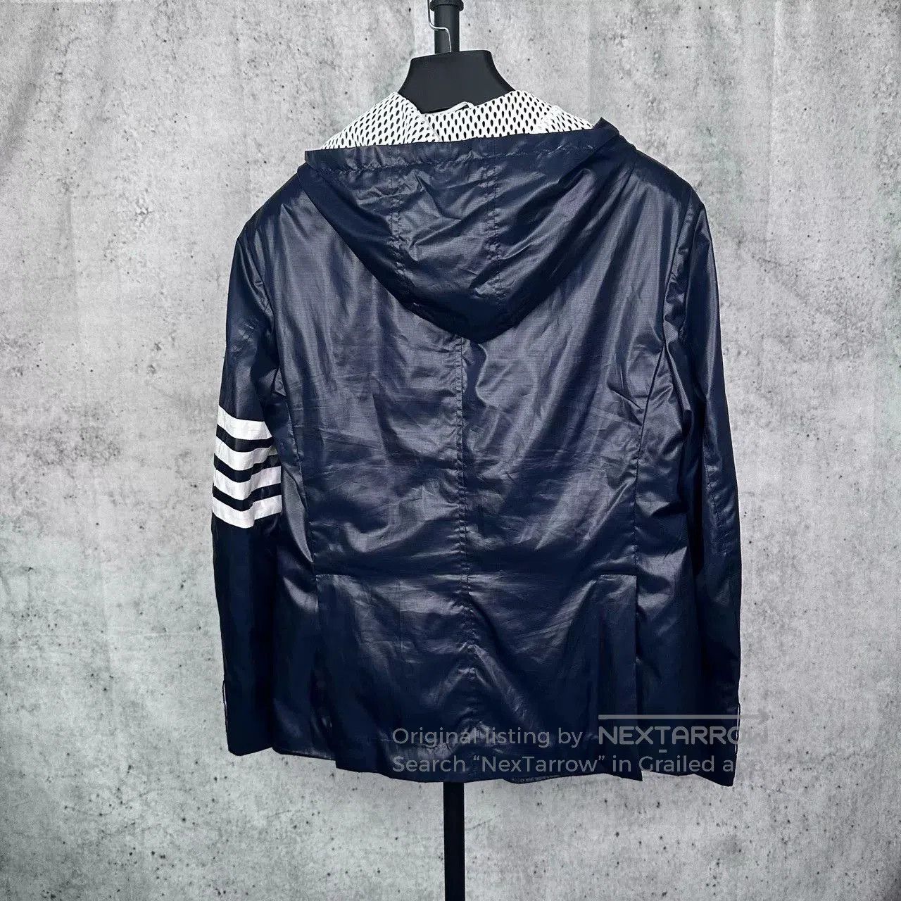Thom Browne Thom Browne Navy Raincoat. Size US S / EU 44-46 / 1 - 2 Thumbnail