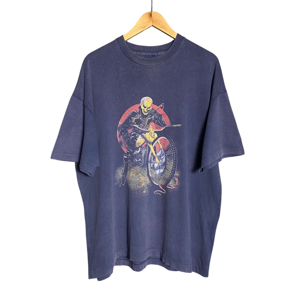 Marvel Comics × Vintage Vintage 90s Ghost Rider Marvel Comic T-Shirt Size US XL / EU 56 / 4 - 1 Thumbnail
