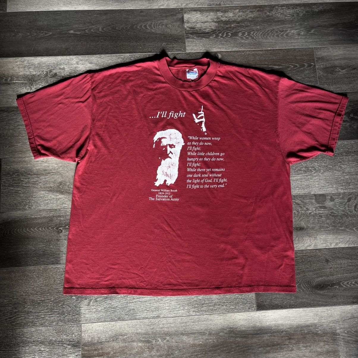 Vintage Vintage 1990s William Booth Salvation Army Christian T Shirt Size US XXL / EU 58 / 5 - 2 Thumbnail