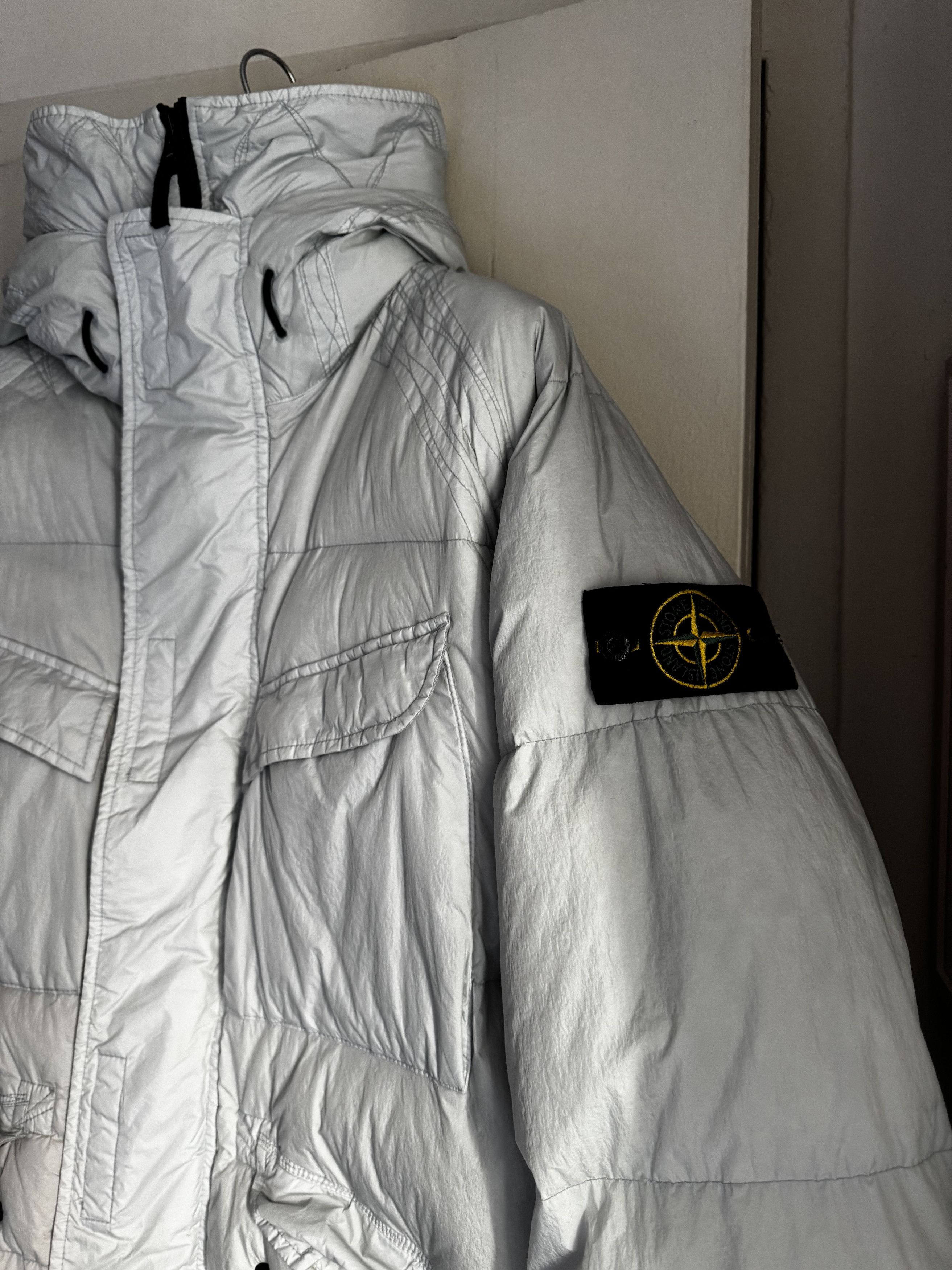 Stone Island Stone Island Garment Dyed Crinkle Reps Down Parka Size US L / EU 52-54 / 3 - 2 Thumbnail
