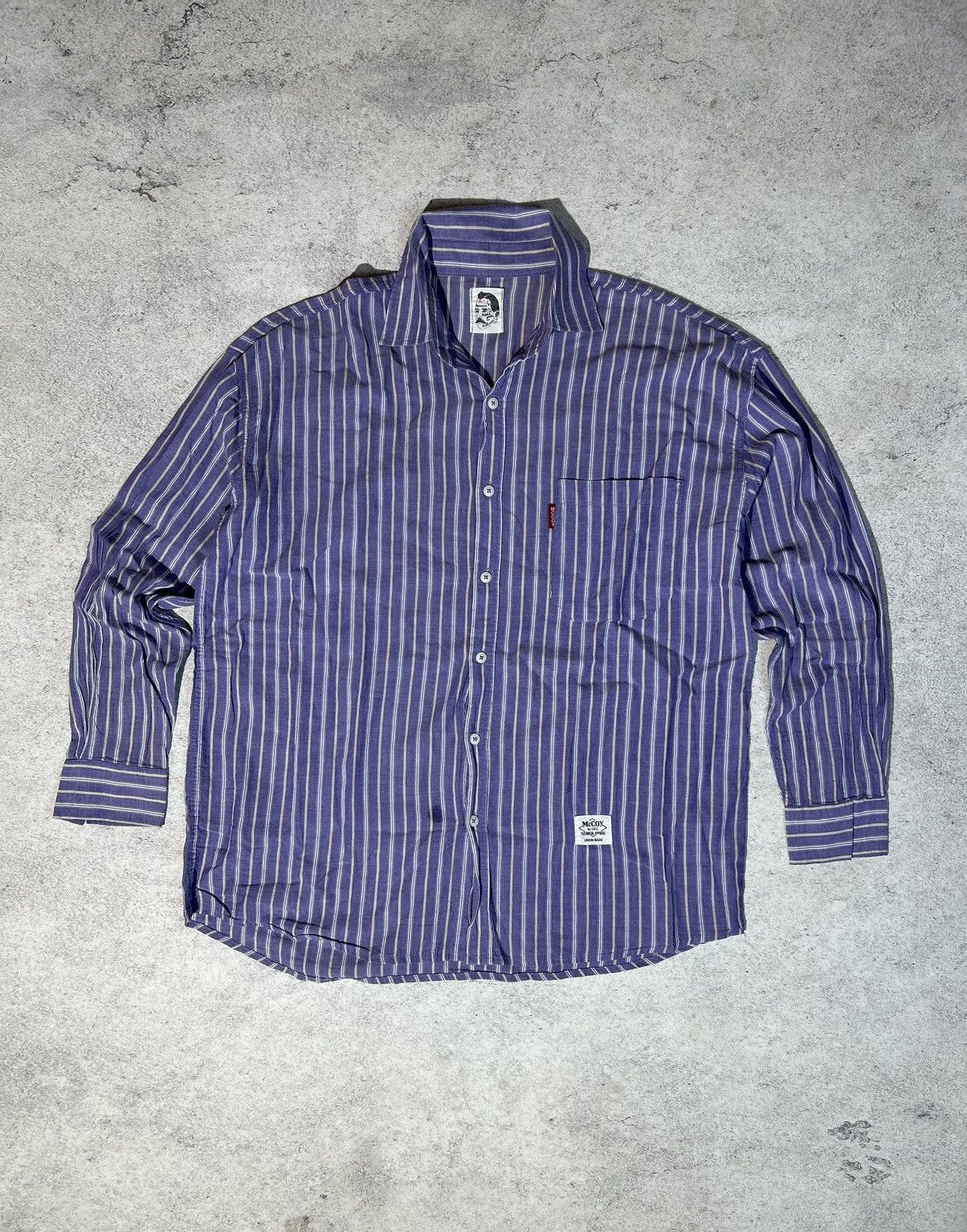 The Real McCoy's MC’COY LINEN SHIRT Size US L / EU 52-54 / 3 - 1 Thumbnail
