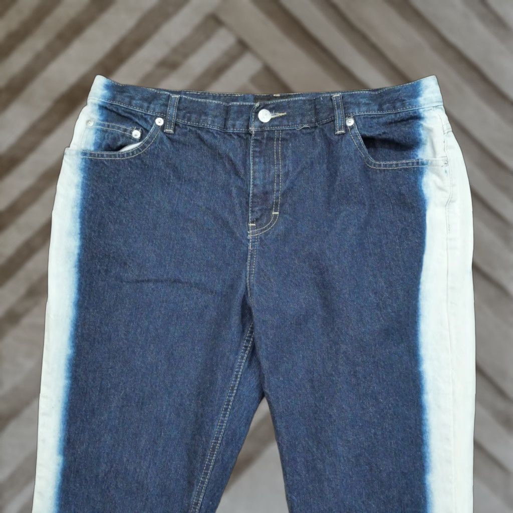 Vintage VINTAGE Goddess Jeans Womens 34x33 14 90s Y2K Blue Fade High Rise 5-Pocket Denim Straight Boys? Size 24" / US 00 / IT 34 - 1 Thumbnail