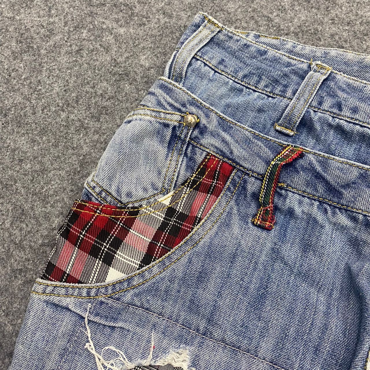 If Six Was Nine 💥Best Offer💥Japanese Brand Double Waist Distressed Denim Size US 34 / EU 50 - 12 Thumbnail