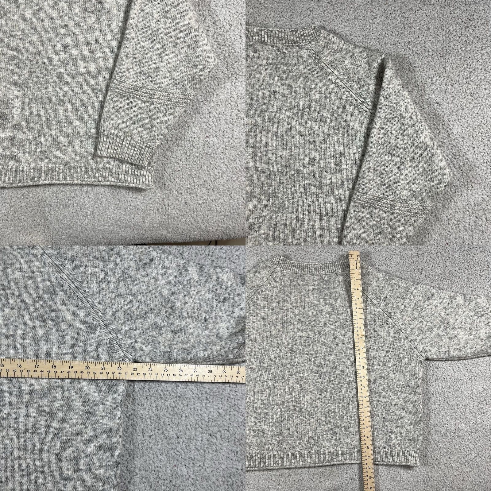 Anthropologie Anthropologie Folk Sweater Womens S Gray Wool Pullover Crew Neck Long Sleeve Bohemian Bird Logo All Seasons Fall Winter Mens Womens Boys Girls Size S / US 4 / IT 40 - 10 Thumbnail