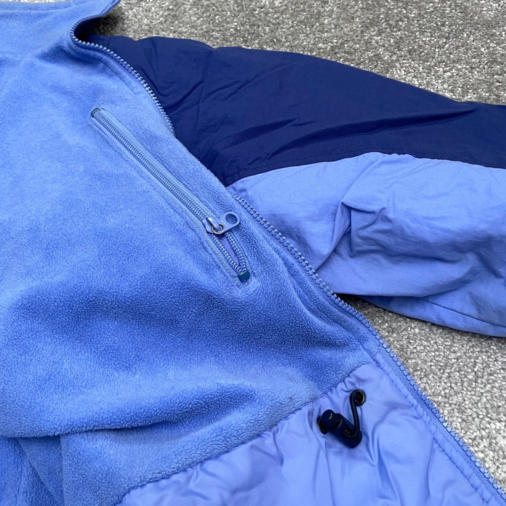 Vintage VINTAGE Columbia Bugaboo Interchange Fleece Jacket Womes 1X Blue Full Zip Pocket Size XL / US 12-14 / IT 48-50 - 3 Thumbnail