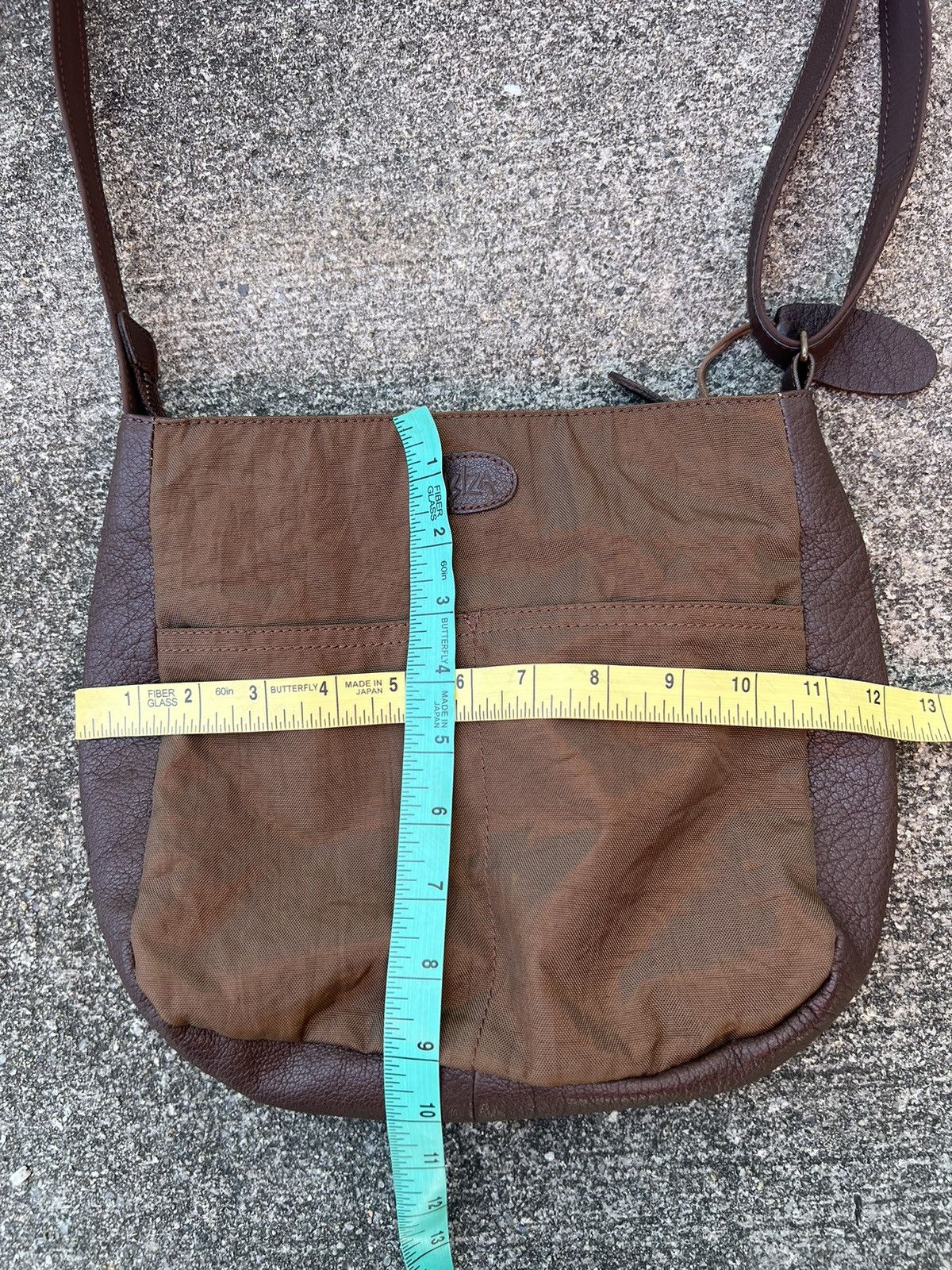 Leather Vintage Ibiza Japan Hybrid Leather Sling Bag Size ONE SIZE - 25 Thumbnail