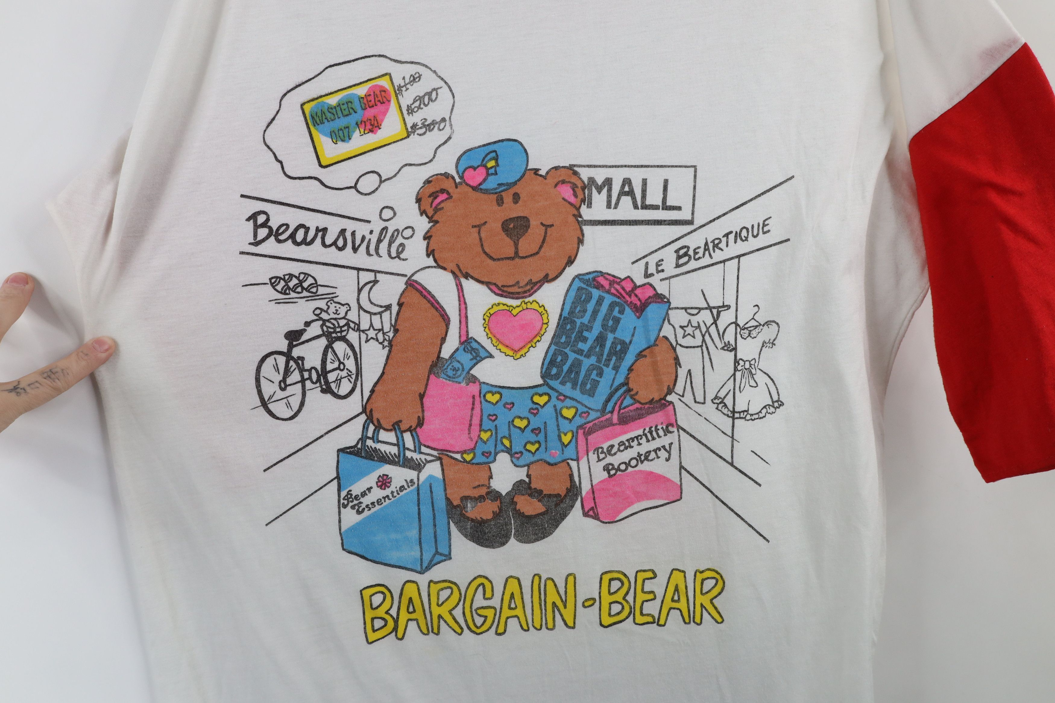 Vintage Vintage 90s Sheer Bargain Bear Night Gown T-Shirt USA Size ONE SIZE - 5 Thumbnail