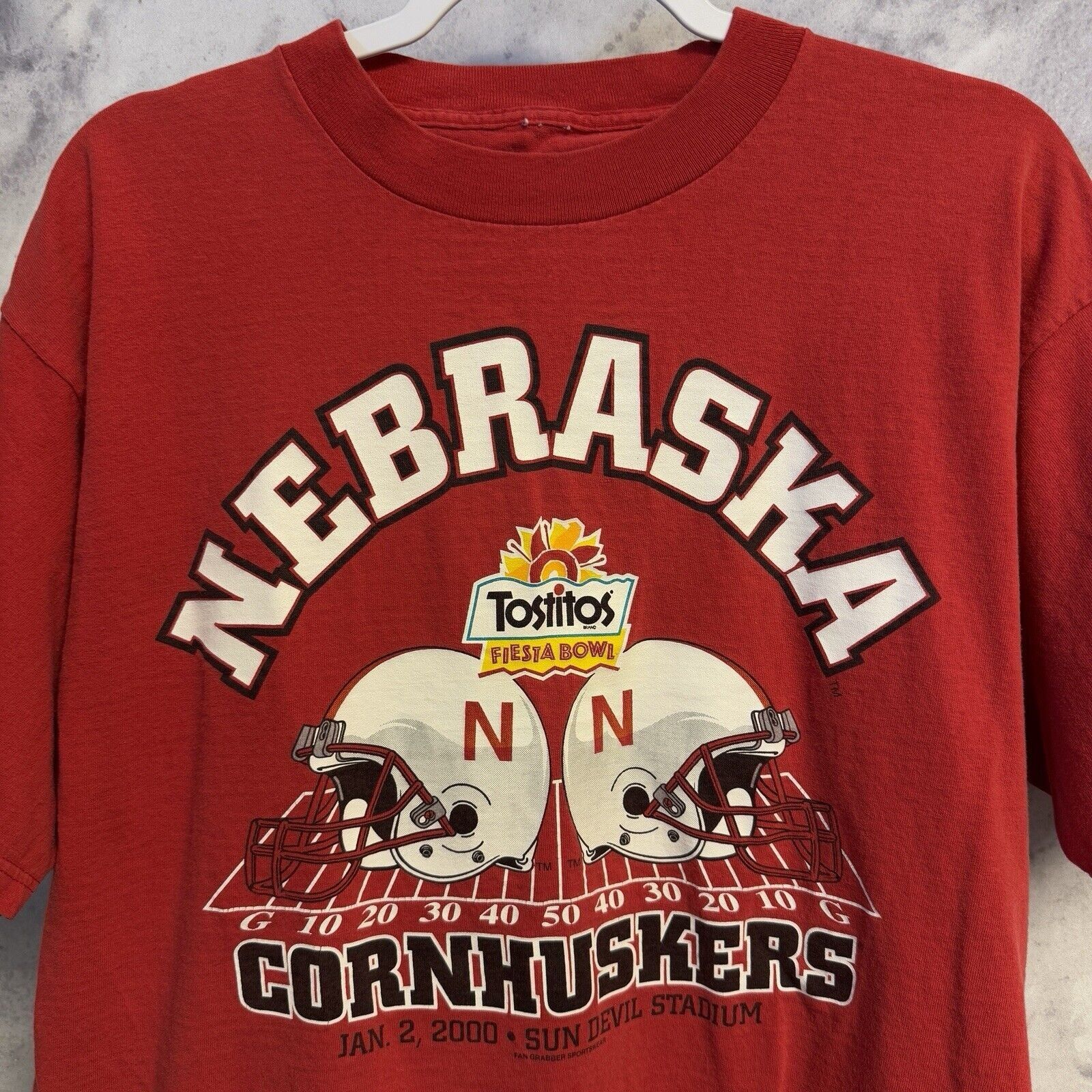 Vintage Vintage University of Nebraska T Shirt Mens XL Red Y2K 2000 Size US XL / EU 56 / 4 - 1 Thumbnail