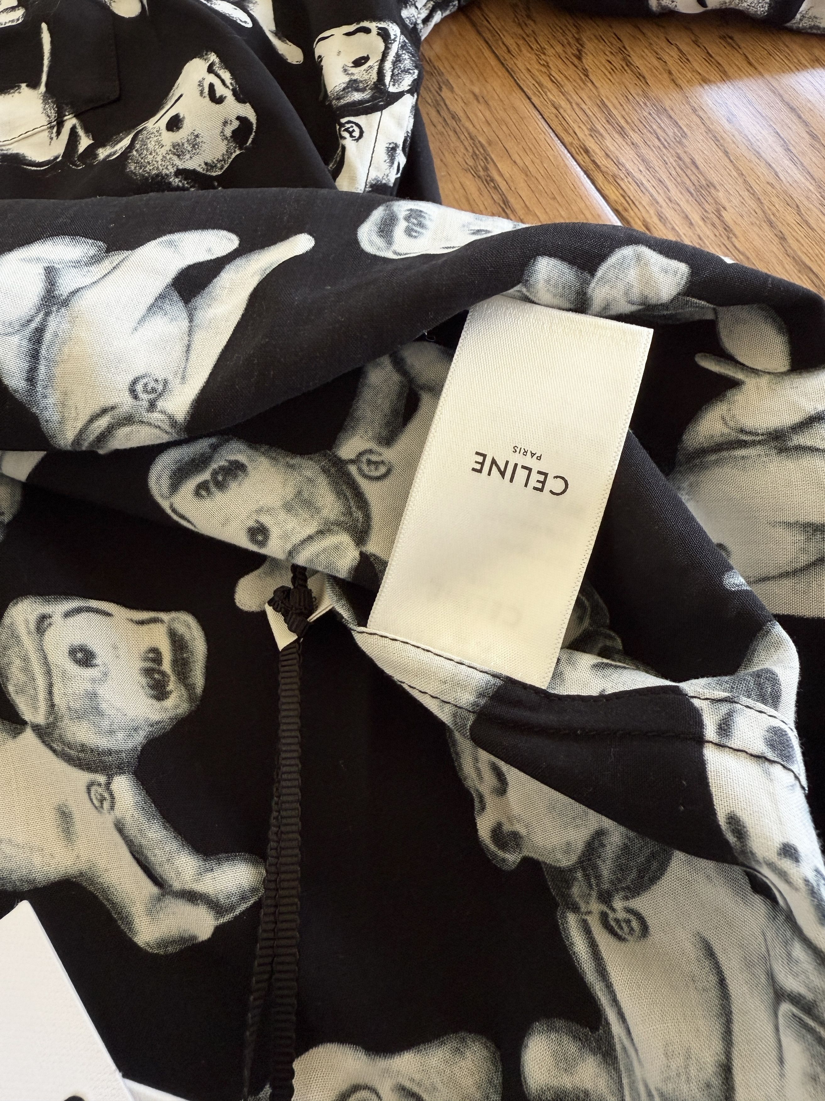 Celine Celine Dalmations Button Up NWT Size US XL / EU 56 / 4 - 11 Thumbnail