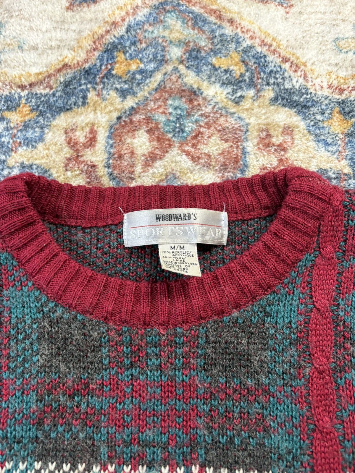Vintage Vintage Woodward’s Plaid Pullover Sweater Medium Size US M / EU 48-50 / 2 - 3 Thumbnail