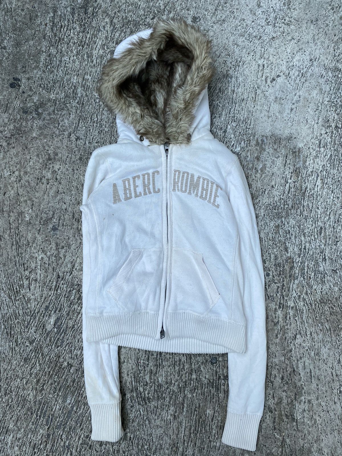 Y2k style LGB fur zip hoodie