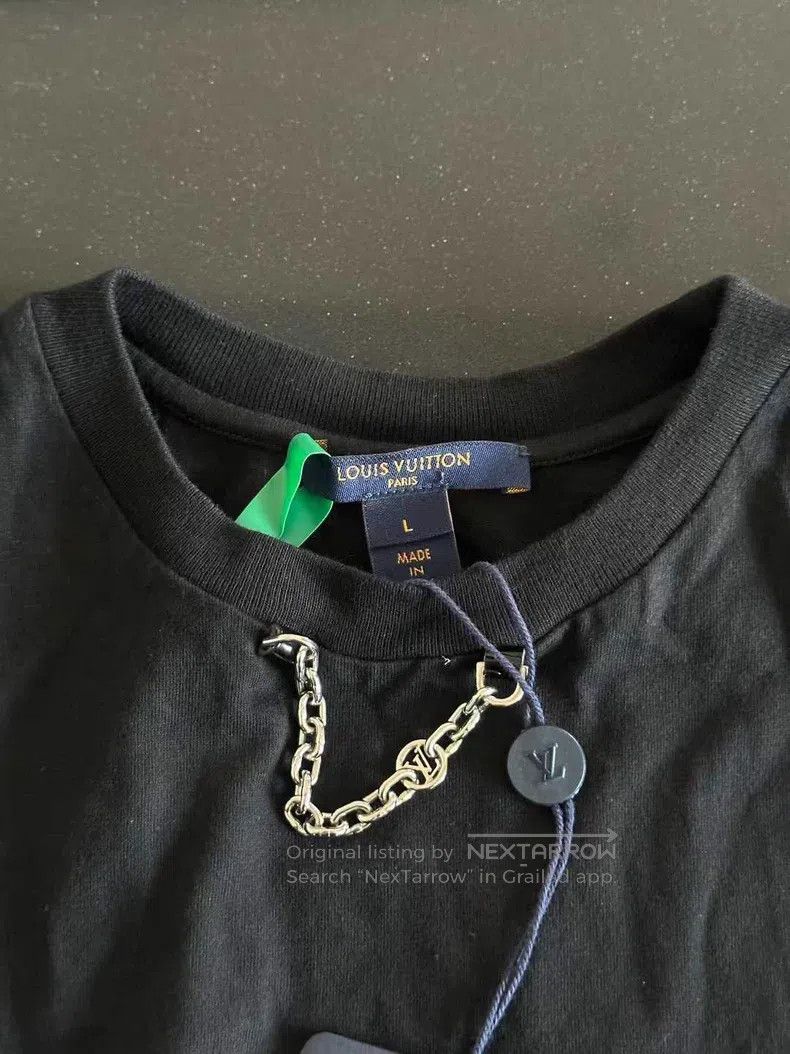 Louis Vuitton Louis Vuitton Chain Short Sleeve Size US L / EU 52-54 / 3 - 3 Thumbnail
