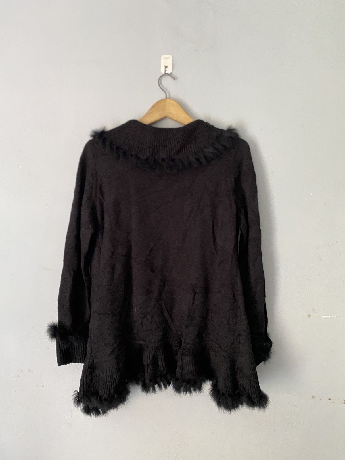 14th Addiction × If Six Was Nine × KMRii Ziena faux fur knit cardigan vkei style Size US M / EU 48-50 / 2 - 2 Thumbnail
