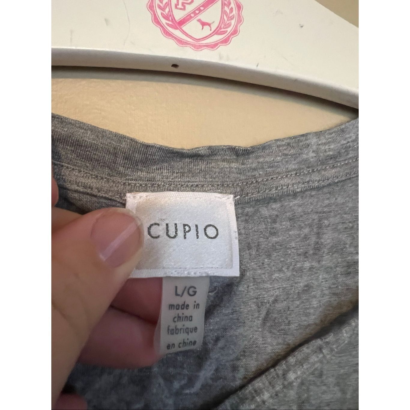 Other Cupio Grey T-Shirt Woman’s Size Large Size L / US 10 / IT 46 - 4 Thumbnail