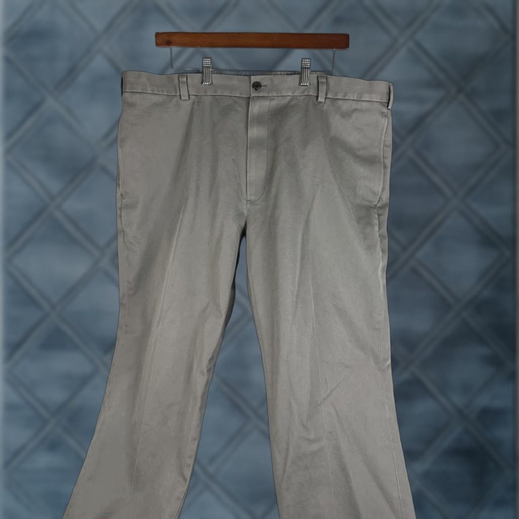 Brooks Brothers Brooks Brothers Pants Mens 42x30 Gray Advantage Chino Clark Cotton Casual Size US 42 / EU 58 - 1 Thumbnail