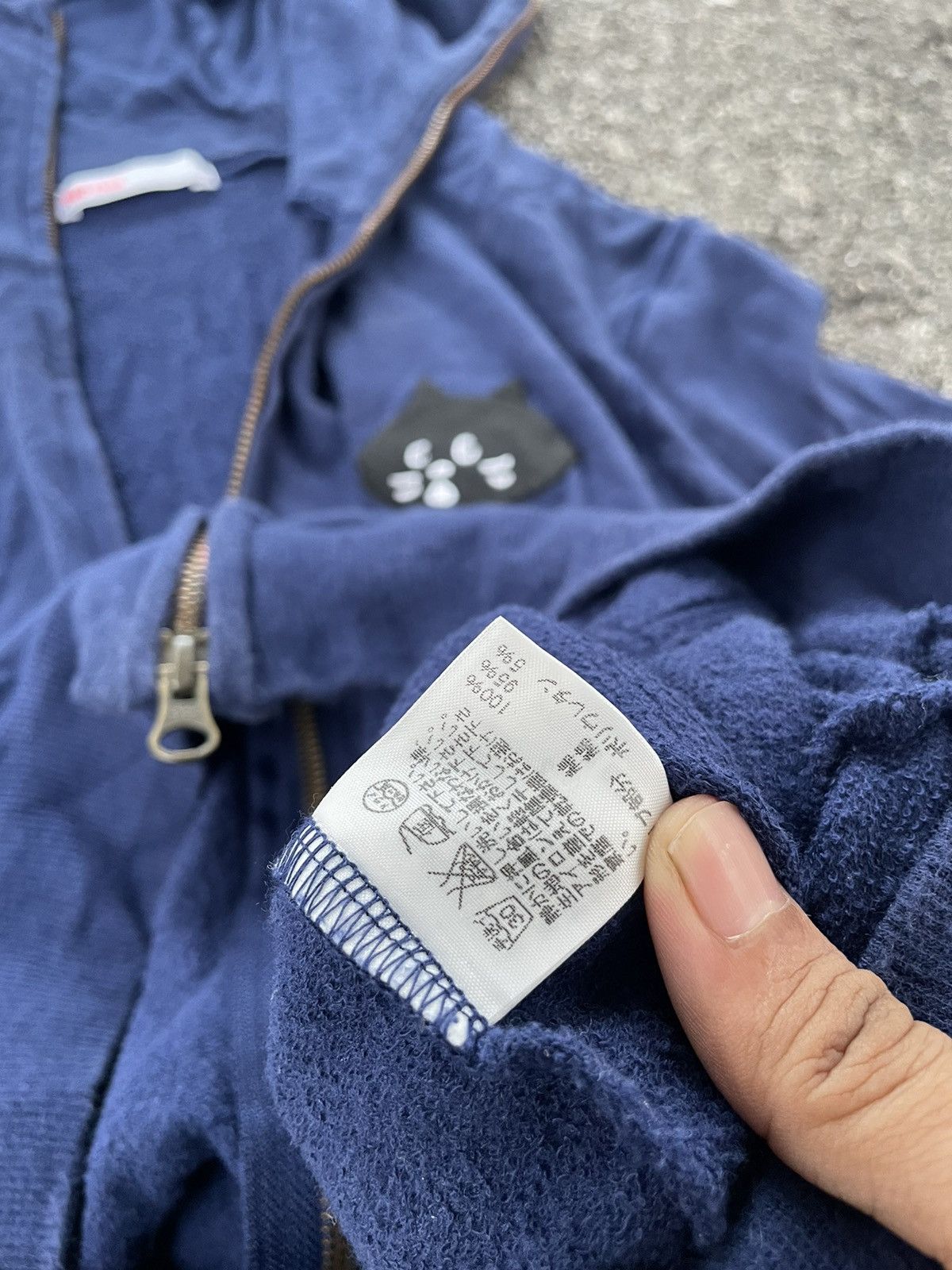 Issey Miyake Ne-Net Cat Pocket Zip-Up Hoodie Size XS / US 0-2 / IT 36-38 - 5 Thumbnail