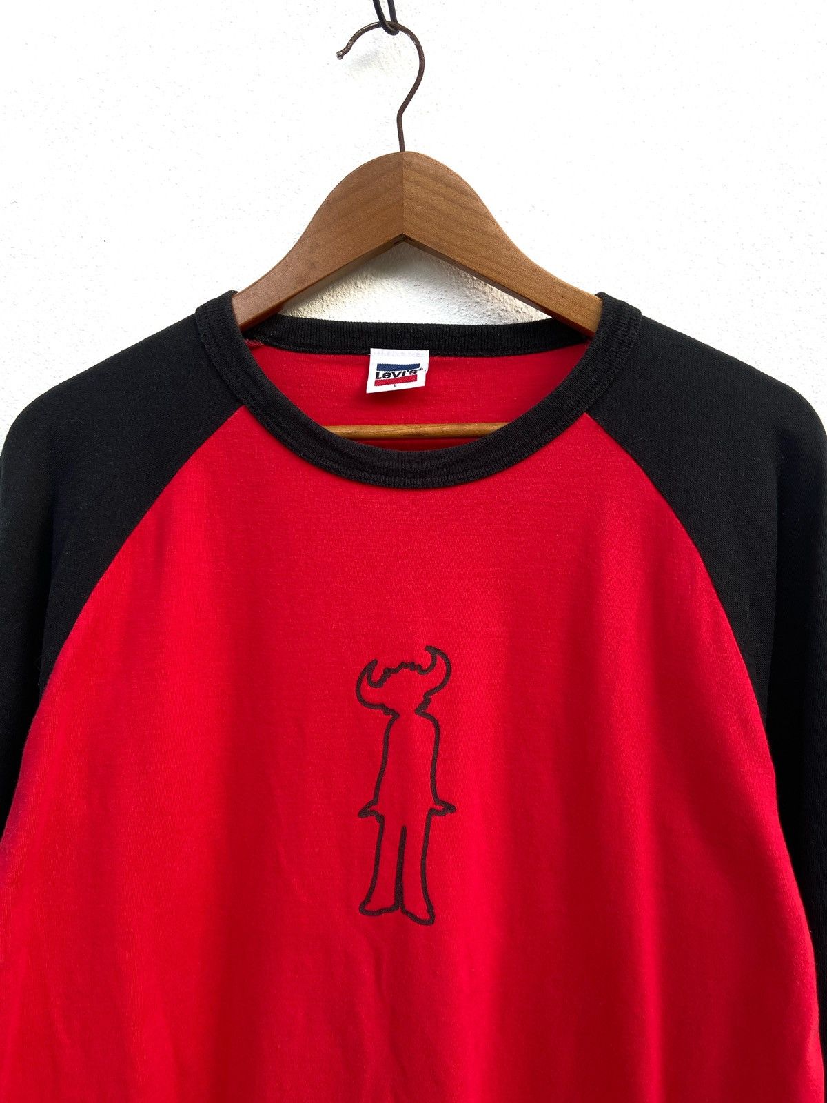 Levi's 🔥 Vtg 90s Vintage Jamiroquai X Levis t shirt long Sleeve Size US L / EU 52-54 / 3 - 1 Thumbnail