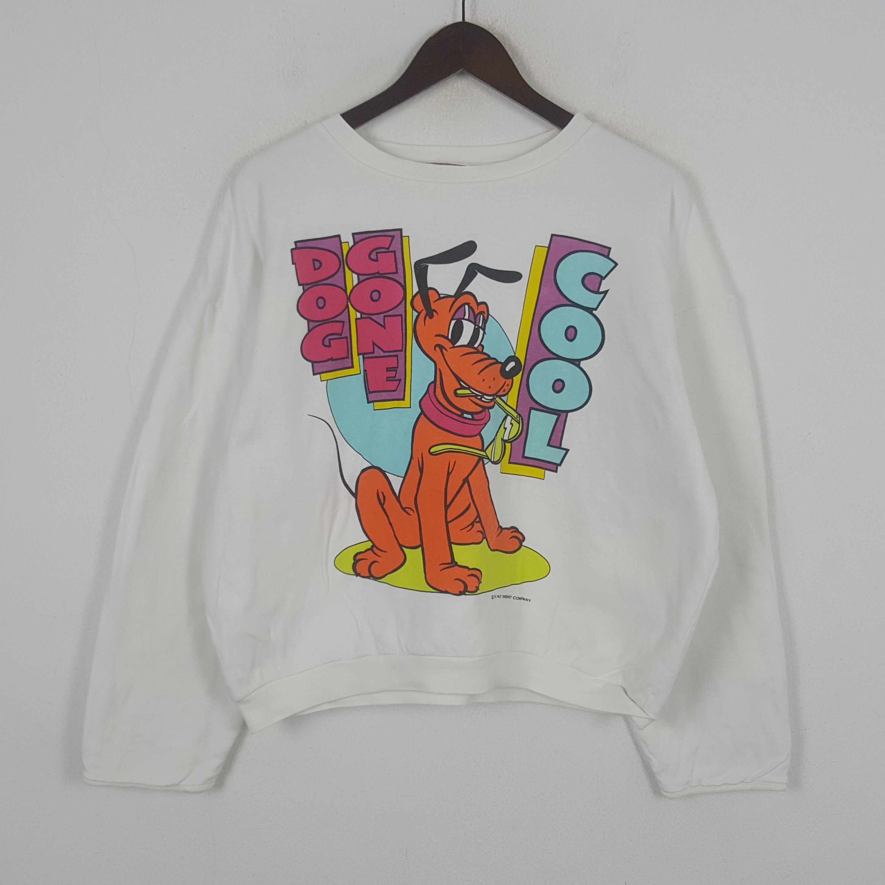 Disney Vintage Dog Gone Cool Sweatshirt Size L / US 10 / IT 46 - 1 Thumbnail