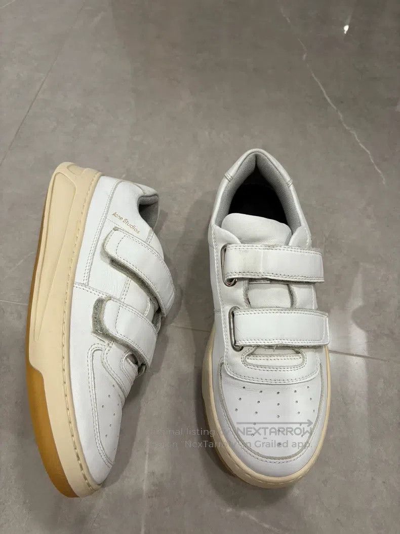 Acne Studios Acne Studios Velcro White Sneakers Size US 8.5 / IT 38.5 - 1 Thumbnail