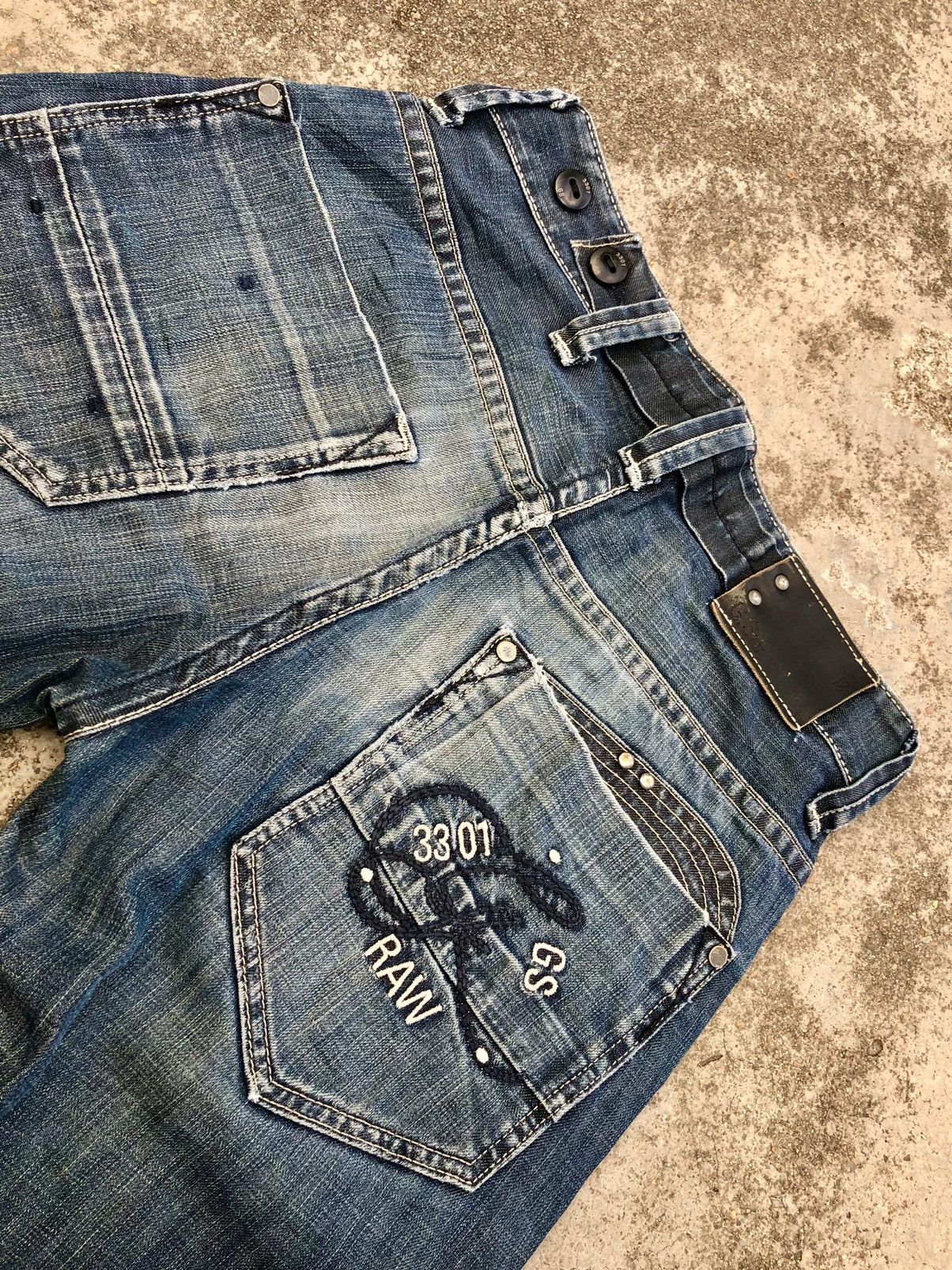 G-Star BAGGY DISTRESSED DENIM BY GSTAR RAW Size US 30 / EU 46 - 8 Thumbnail