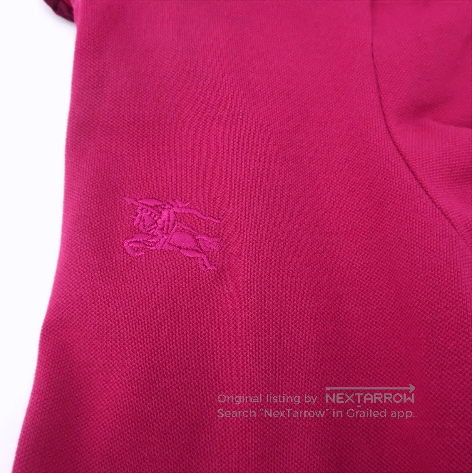 Burberry Burberry Brit Pink Cotton Logo T. Size US XS / EU 42 / 0 - 2 Thumbnail
