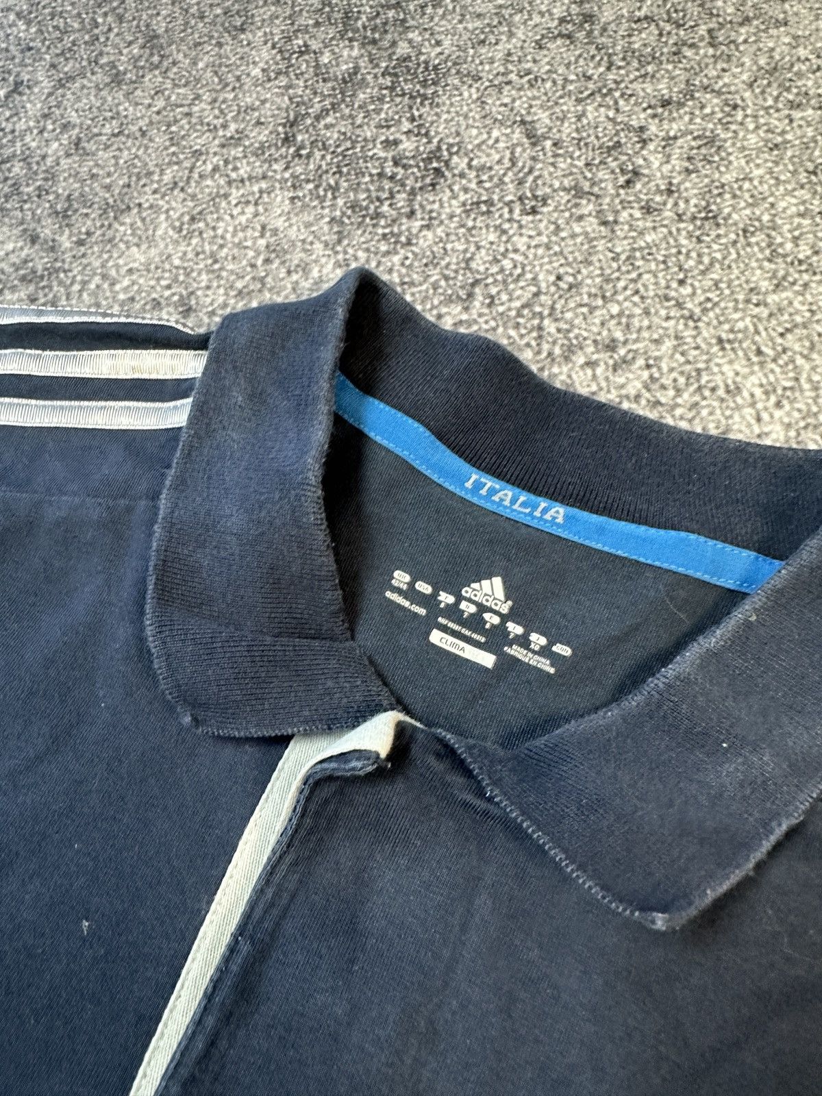 Adidas Adidas Italy Rugby Jersey Polo Streetwear Style Rare L VTg Size US L / EU 52-54 / 3 - 3 Thumbnail