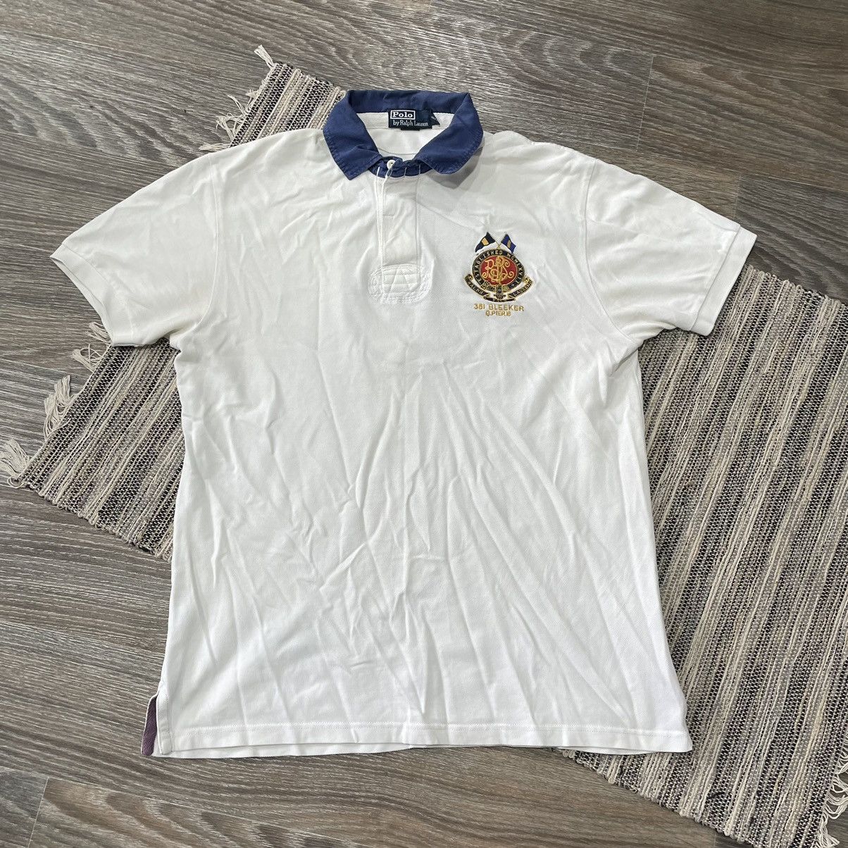 Polo Ralph Lauren × Vintage Polo Ralph Lauren mercer rrl prl tee shirt old money Italia Size US L / EU 52-54 / 3 - 1 Thumbnail