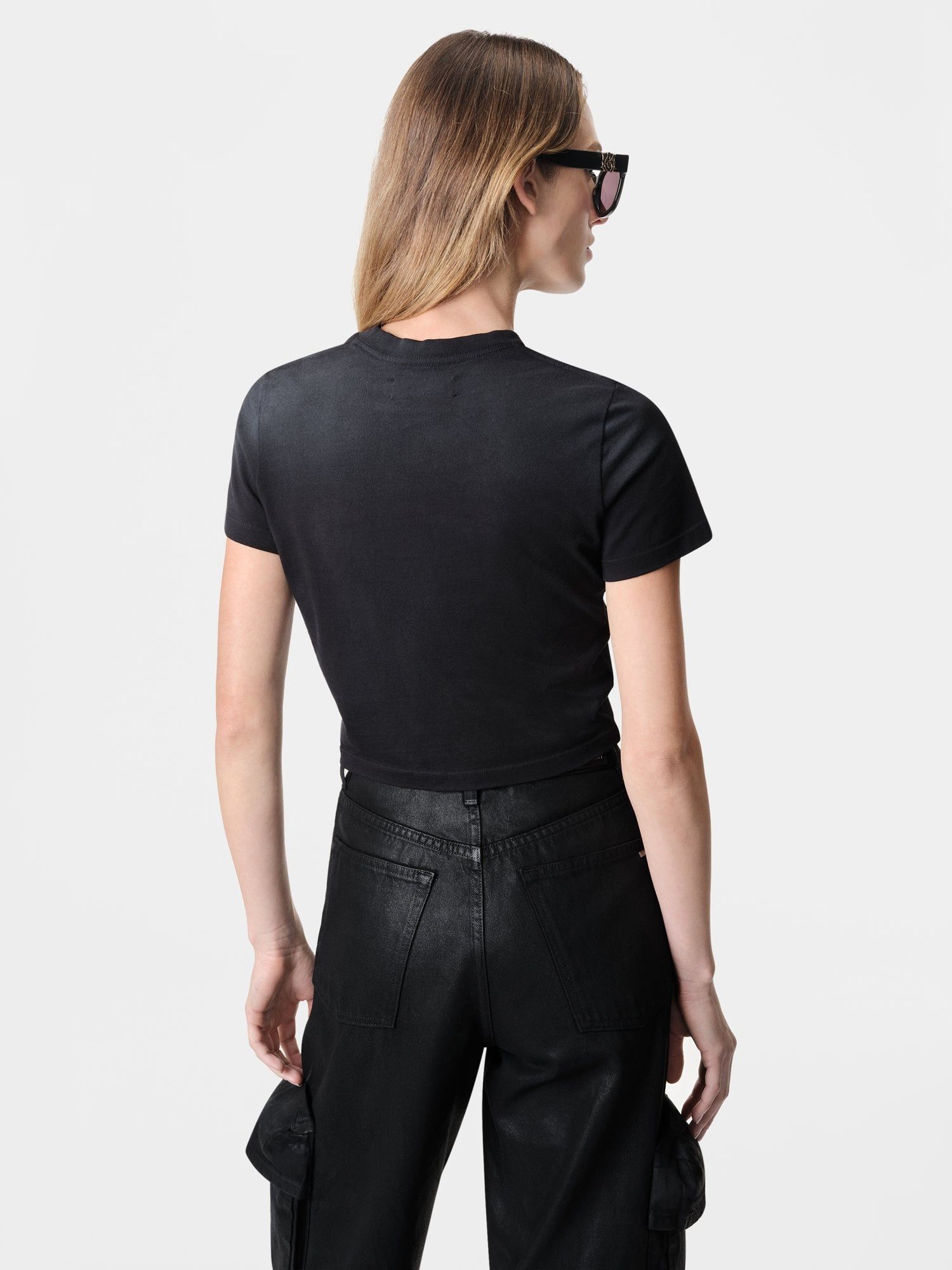 Amiri o1orln1025 Hollywood Baby T-Shirt in Black Size XL / US 12-14 / IT 48-50 - 5 Thumbnail