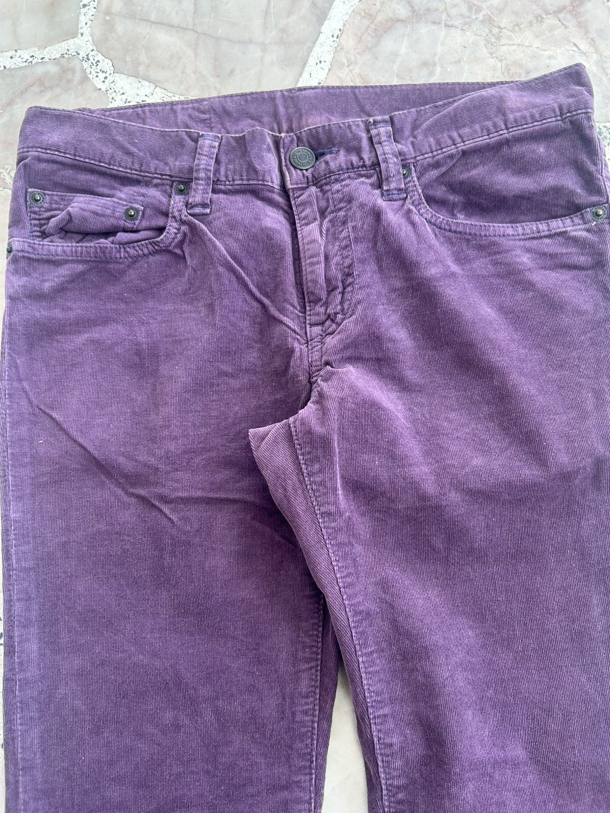 Hysteric Glamour Hysteric Glamour Slim Fit Corduroy Pants Purple Vintage Size 30" / US 8 / IT 44 - 4 Thumbnail