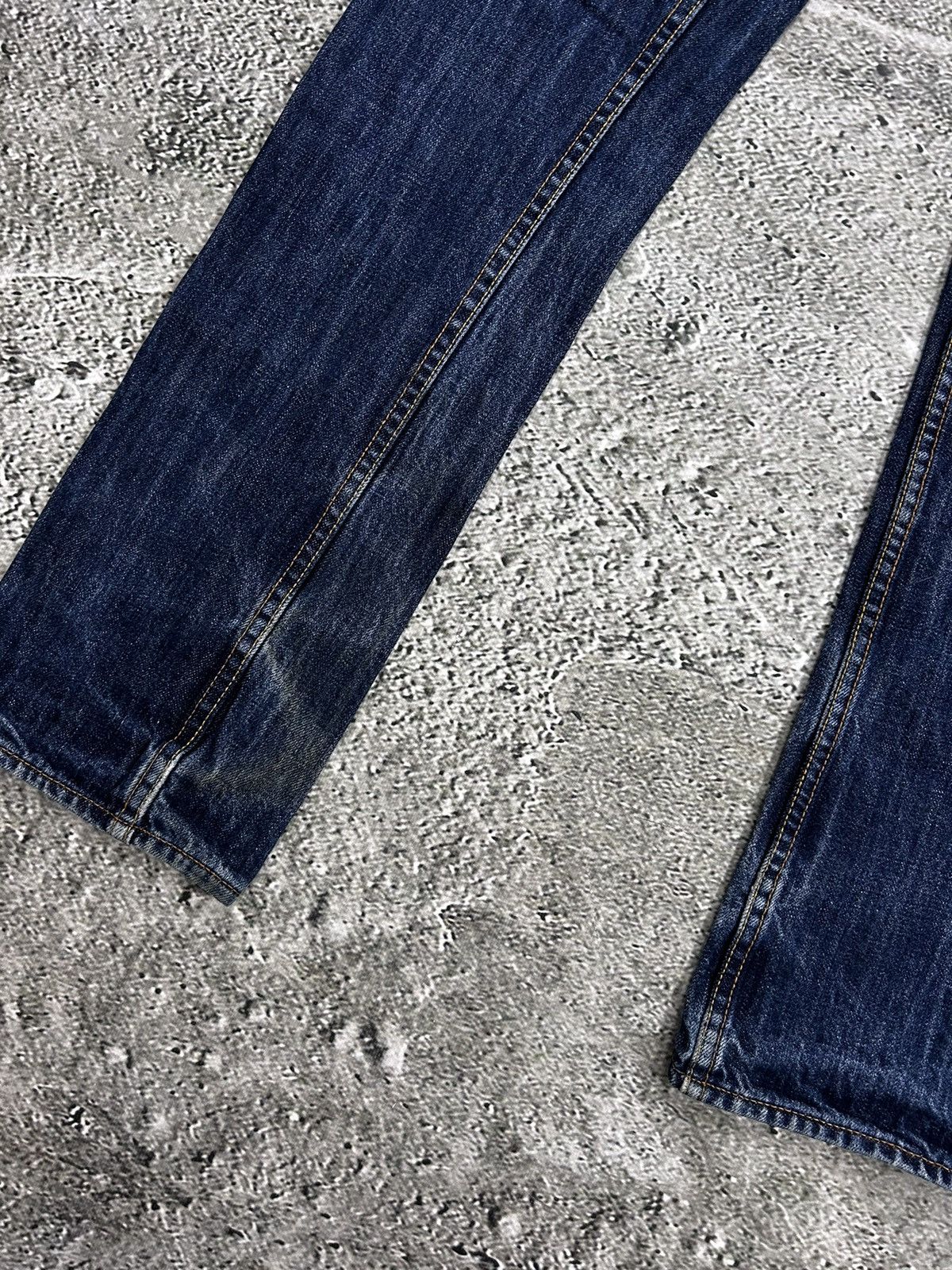 Evisu × Japanese Brand × Vintage Evisu jeans vintage navy white seagulls Genes Size US 30 / EU 46 - 6 Thumbnail