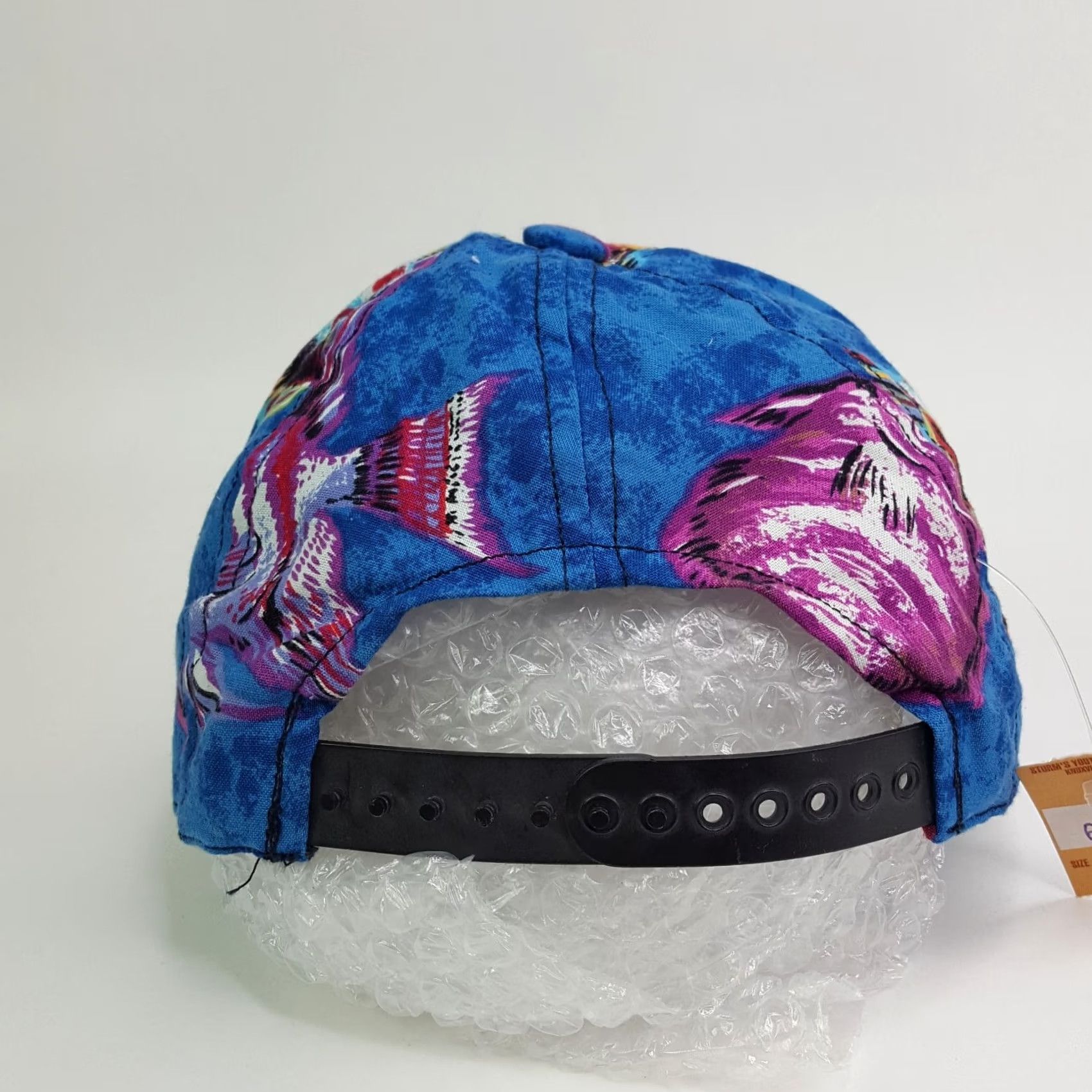 Vintage VINTAGE Infinity Chic Baseball Cap Hat Adjustable USA Made Blue 90s Tropical Fish Snapback Mens Hat Size ONE SIZE - 6 Thumbnail