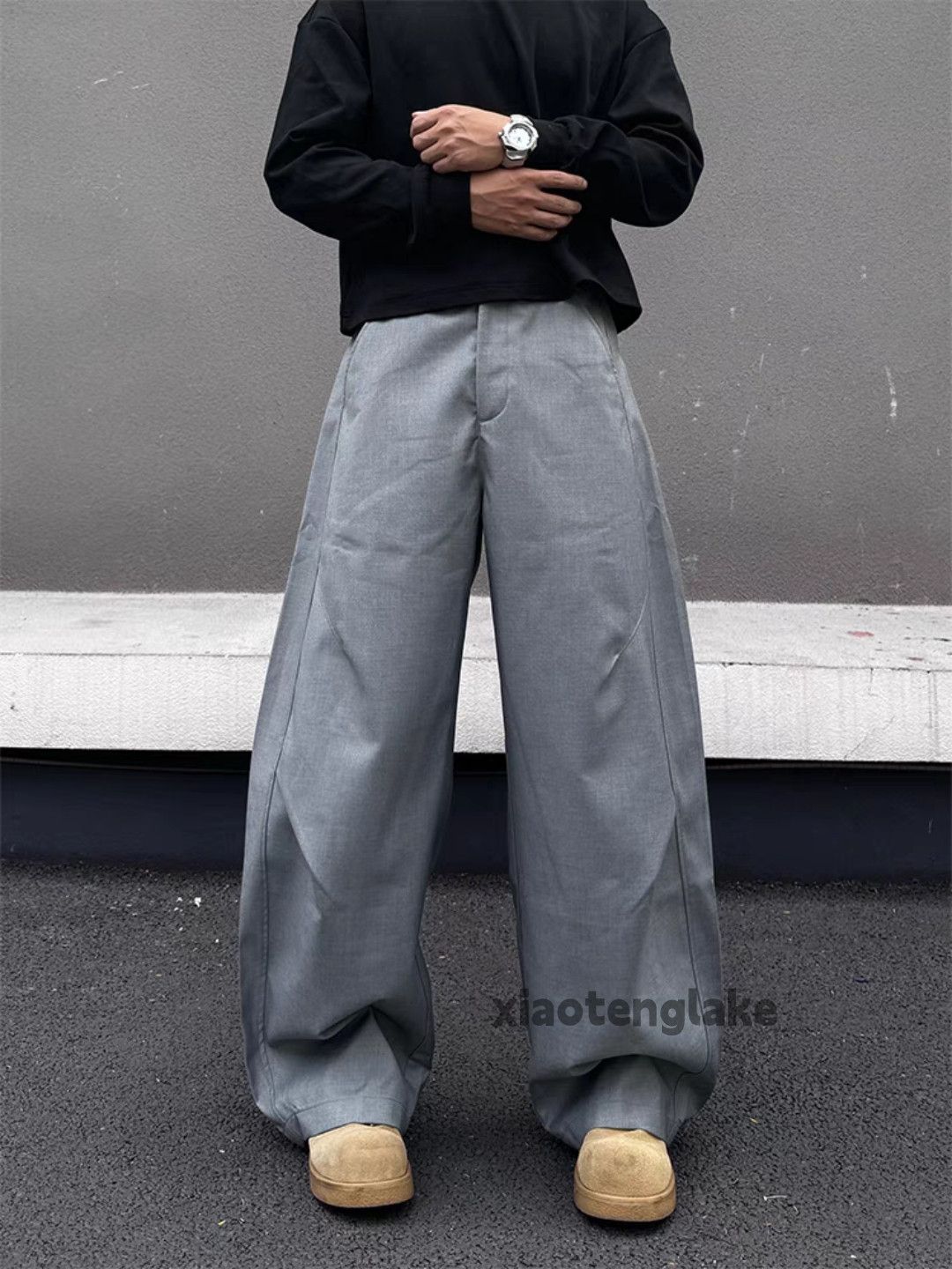 Vintage Unisex outdoor utility loose baggy pleated cargo pants Size US 32 / EU 48 - 4 Thumbnail