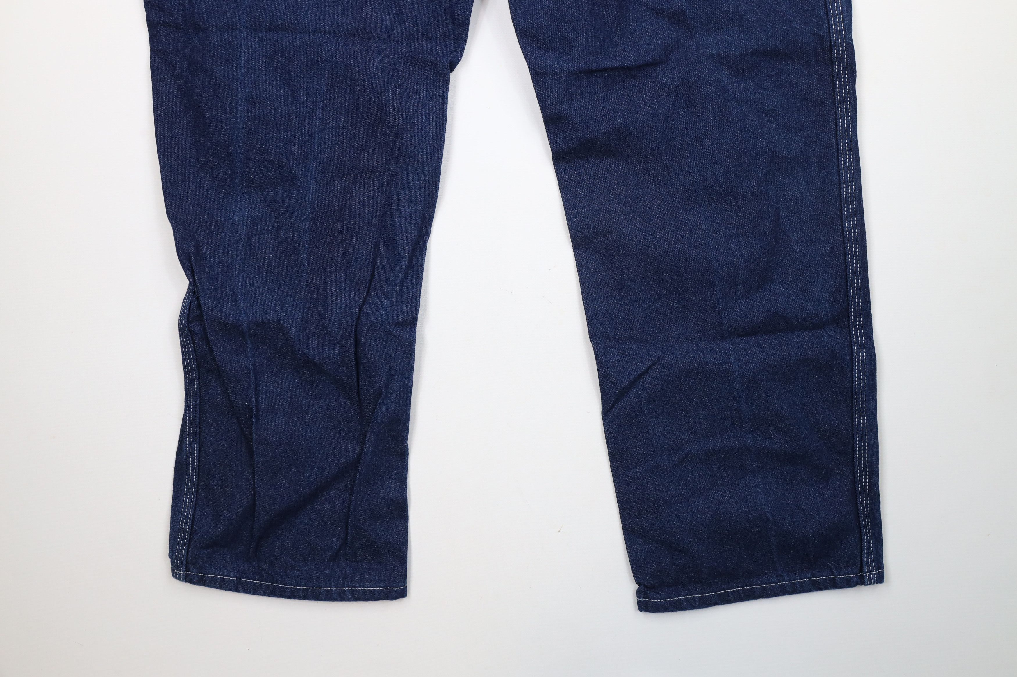 Dickies × Vintage Vintage Y2K Dickies Wide Leg Carpenter Dungaree Denim Jeans Size US 38 / EU 54 - 11 Thumbnail