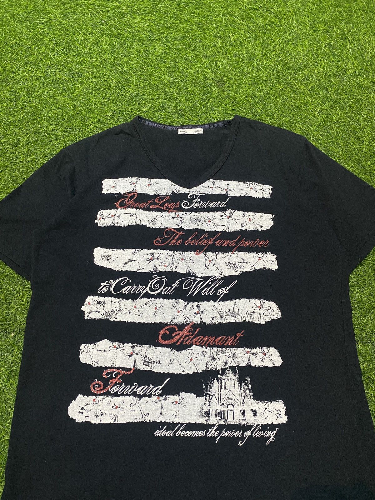 If Six Was Nine × Japanese Brand × semanticdesign TSHIRT SEMANTIC DESIGN POEM GOTHIC STYLE🖤 Size US M / EU 48-50 / 2 - 3 Thumbnail