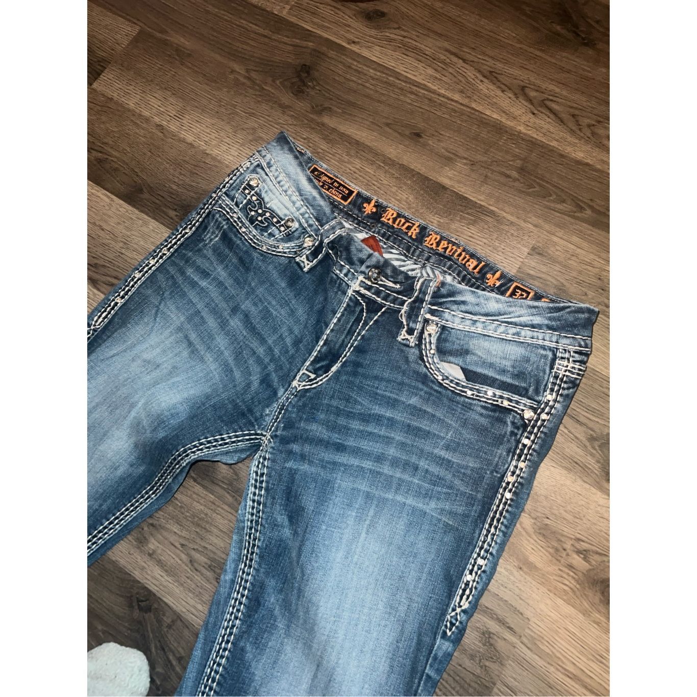 Rock Revival Rock Revival Kai Bootcut Jeans Woman’s Size 32 - See Descrip Size 32" / US 10 / IT 46 - 5 Thumbnail