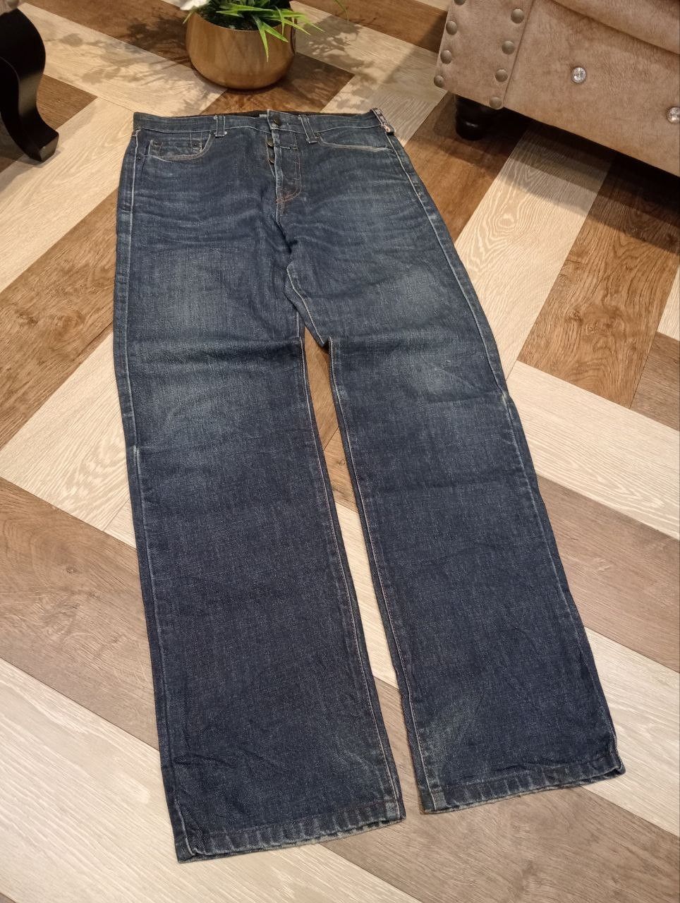 Marithe + Francois Girbaud MARITHE FRANCOIS GIRBAUD JAPAN BLUE DENIM PANTS Size US 31 - 3 Thumbnail